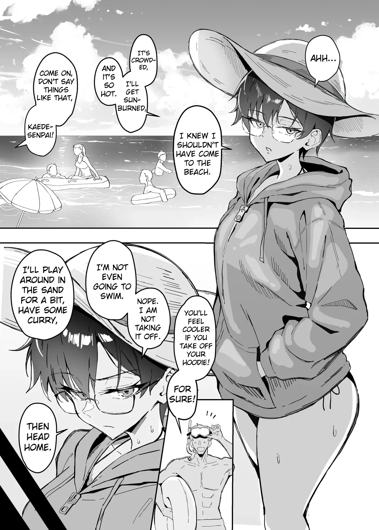 Buaisou na Kakure Kyonyuu Boyish Kanojo to Taikutsu na Date 2 | A Boring Date With My Blunt, Boyish Babe And Her Hidden Assets Part 2 page 2 full