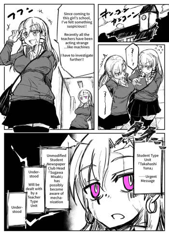 Girls School Mechanization Manga 1-7 cover