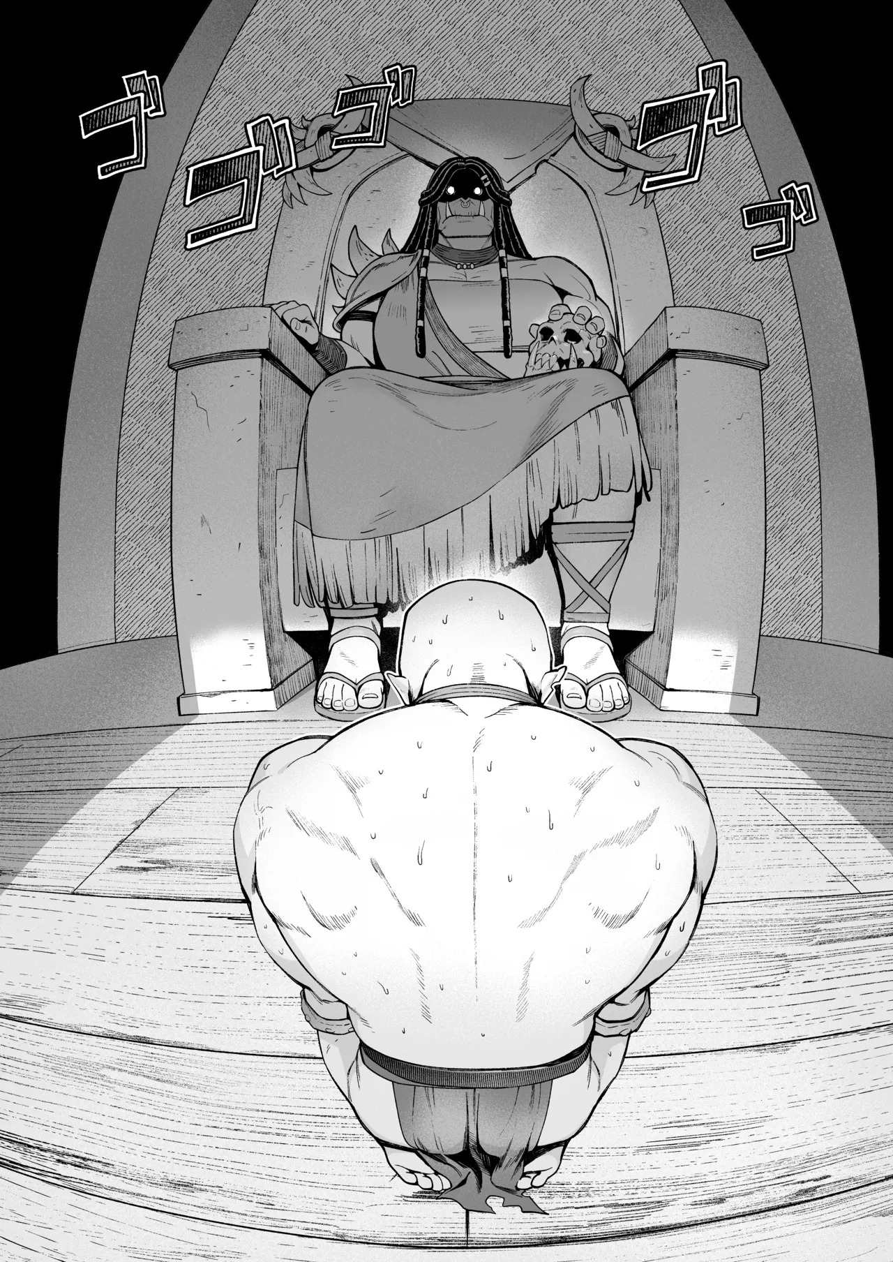 Yosei Shoukan 3-goushitsu Lacy ~Kasshoku Hada Elf o Shimei Shita Dotei Orc~ 2 page 7 full
