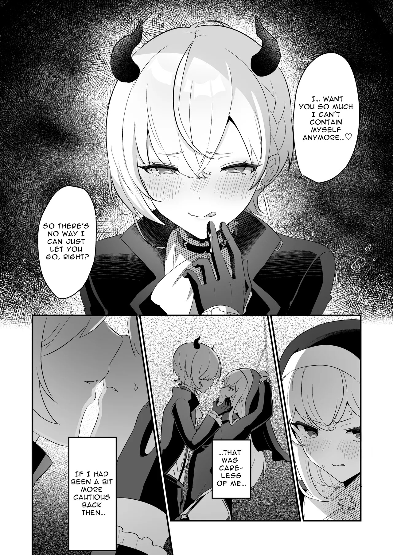 Inma Danshi to Kankin Ecchi - Saiin Kuriseme de Seijo Kairaku Ochi | Captive Sex with an Incubus ~holy woman corruption by lust inducing clitoral teasing~ page 6 full
