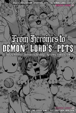 Maja's Infiltration Operation into the Demon Lord’s Castle!  | Being the Demon King’s pet! Good luck Hero-chan