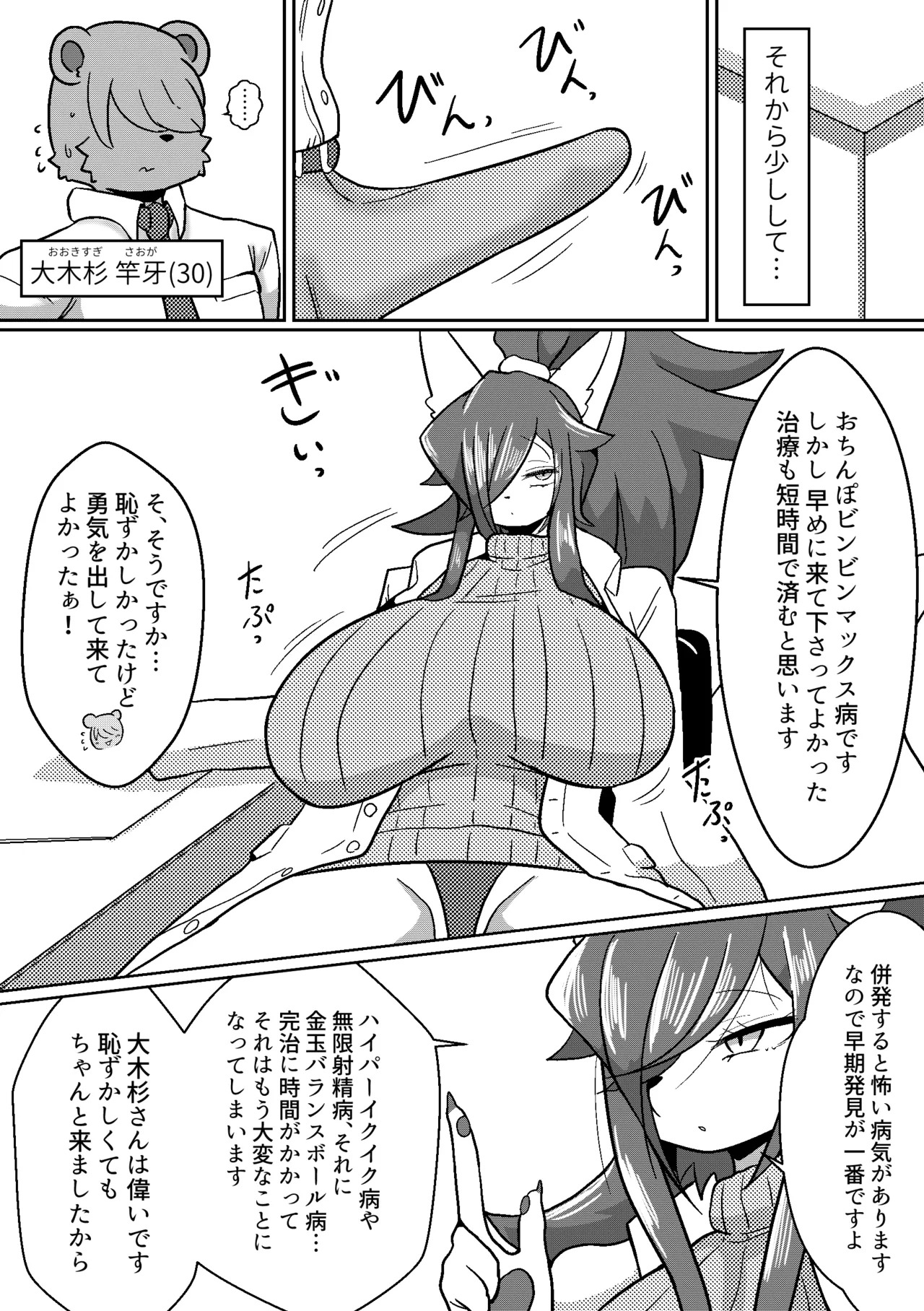 Mesukemo Dokutaa ga Sekkusu de Gachiiki Shinagara Chinpo no Nanbyoo Chiryoo o Ganbaru Hanashi page 6 full