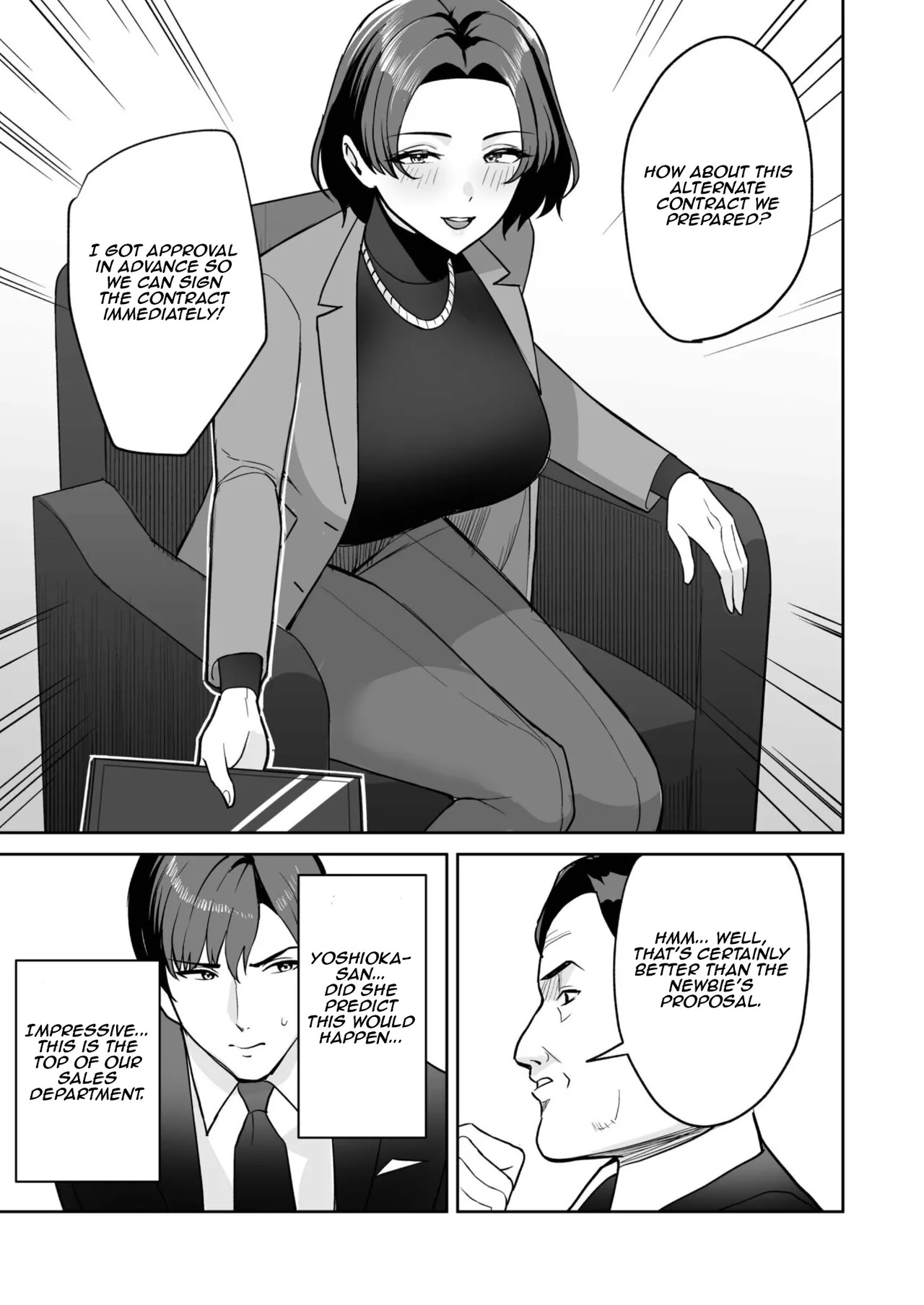 Gohoubi wa Karada de. ~Ero-sugi Fukuri Kousei wa Seishori-ka no Oshigoto~  | The Reward is the Body ~The Overly Lewd Employee Benefits of the Service Department~ page 4 full