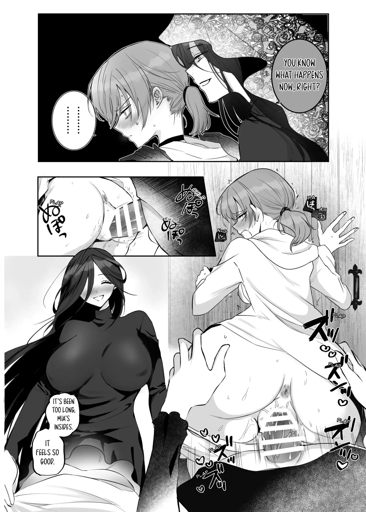 Zetsurin Futanari Onna ni Shuuchaku Sarete Omanko Baka ni Sareta Boukensha | A Female Adventurer Gets Turned into a Sex Crazed Pussy-Obsessed Woman by an Insatiable Futanari Woman page 4 full
