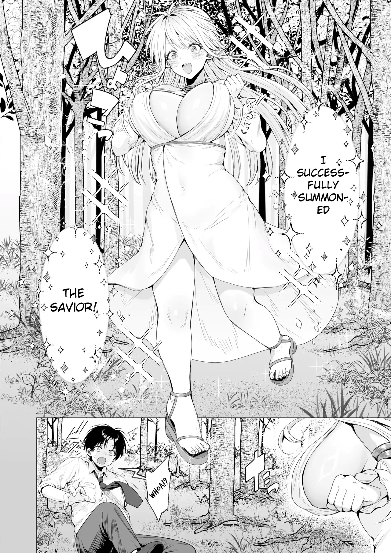 Taneuma  to shite Shoukan sareta Isekai de Elf Mama ni Amayaka sare nagara Yari makuru | Summoned to Another World as a Breeder , I Get Spoiled and Have Non-Stop Sex with my Elf Mommy page 7 full