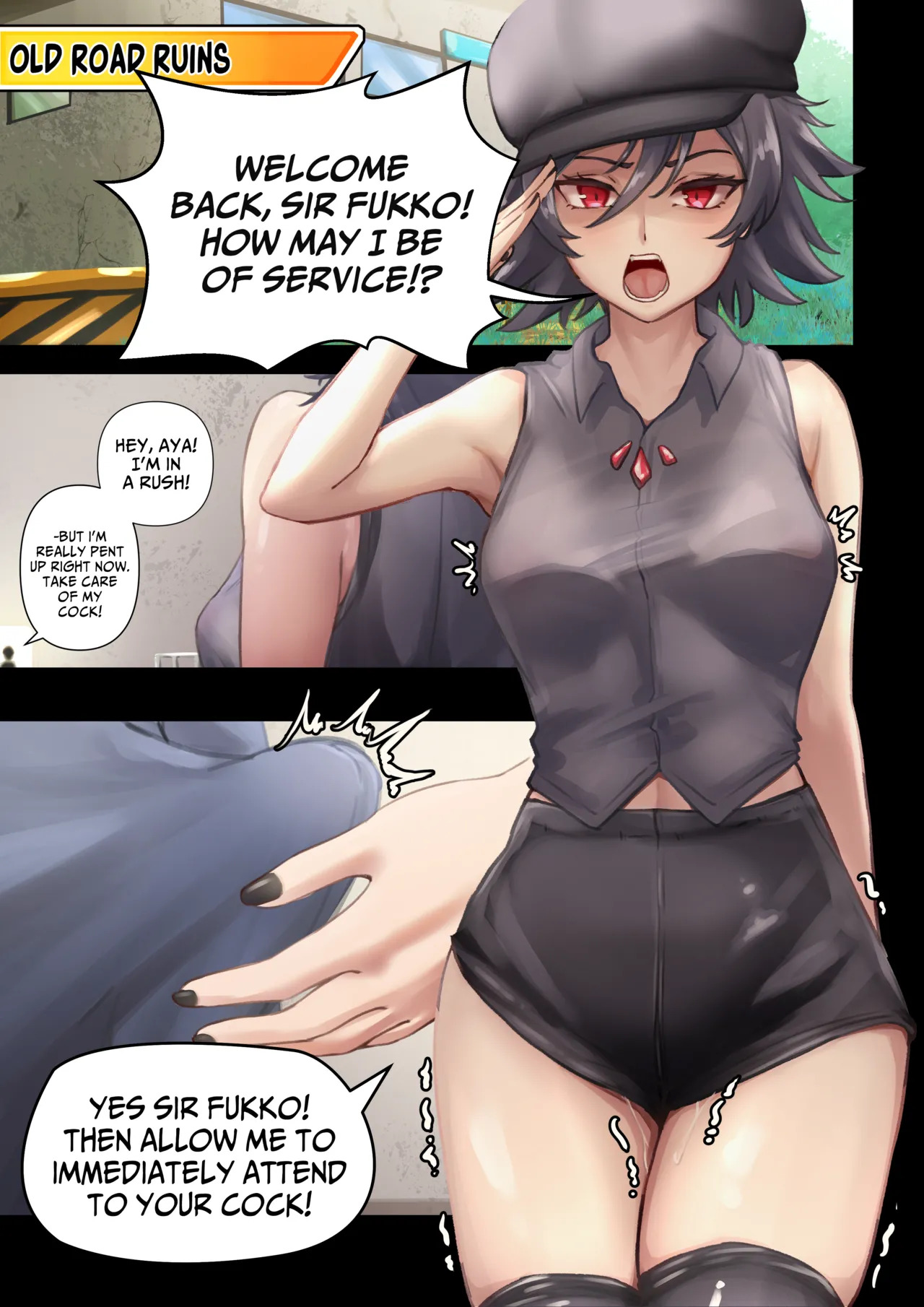 Quick Stop Cumdump Spot: Aya's Sexual Relief Service page 2 full