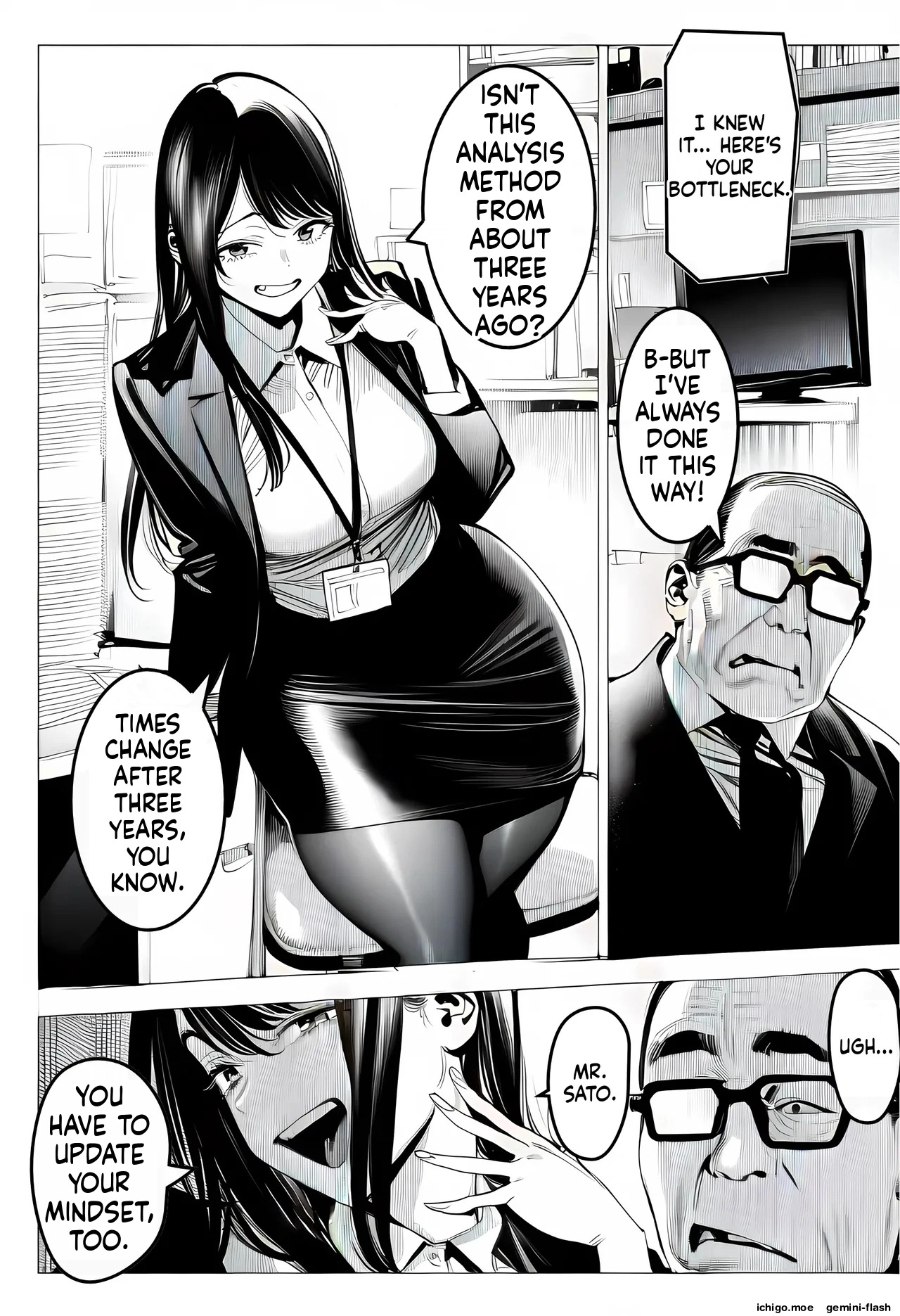 A story about turning a busty office lady who is 23 years younger than you but keeps lecturing you into your sex slave using a brainwashing app page 9 full