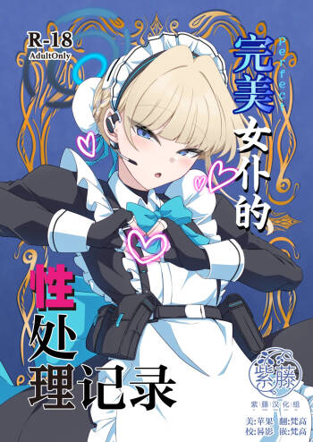 Perfect Maid no Seishori Kiroku | 完美女仆的性处理记录 cover