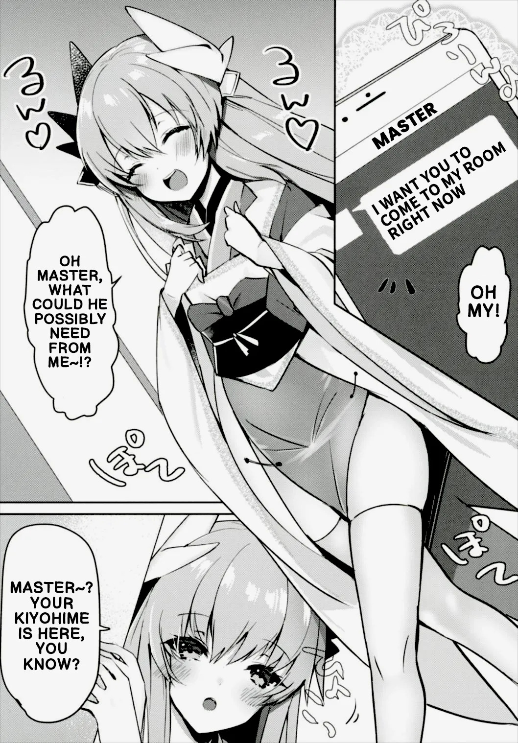 Kiyohime to Kozukuri ga Shitai!! | I want to make a baby with Kiyohime!! page 4 full