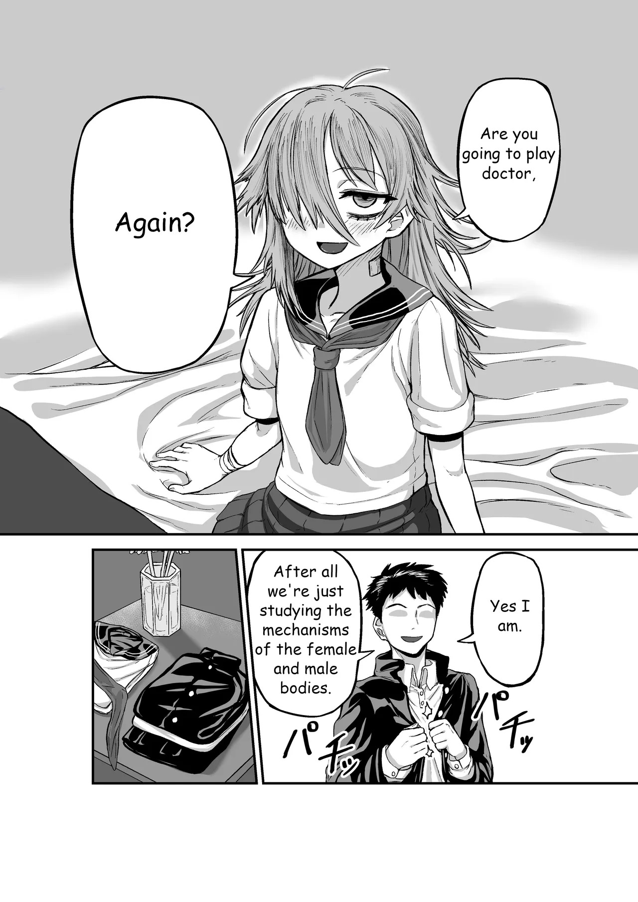 Seichishiki Zero no Classmate ni Oisha-san Gokko to Shoushite H na Koto Shimakuru | Engaging in all sorts of sexual acts with a classmate who has zero sexual knowledge, under the guise of playing doctor page 8 full