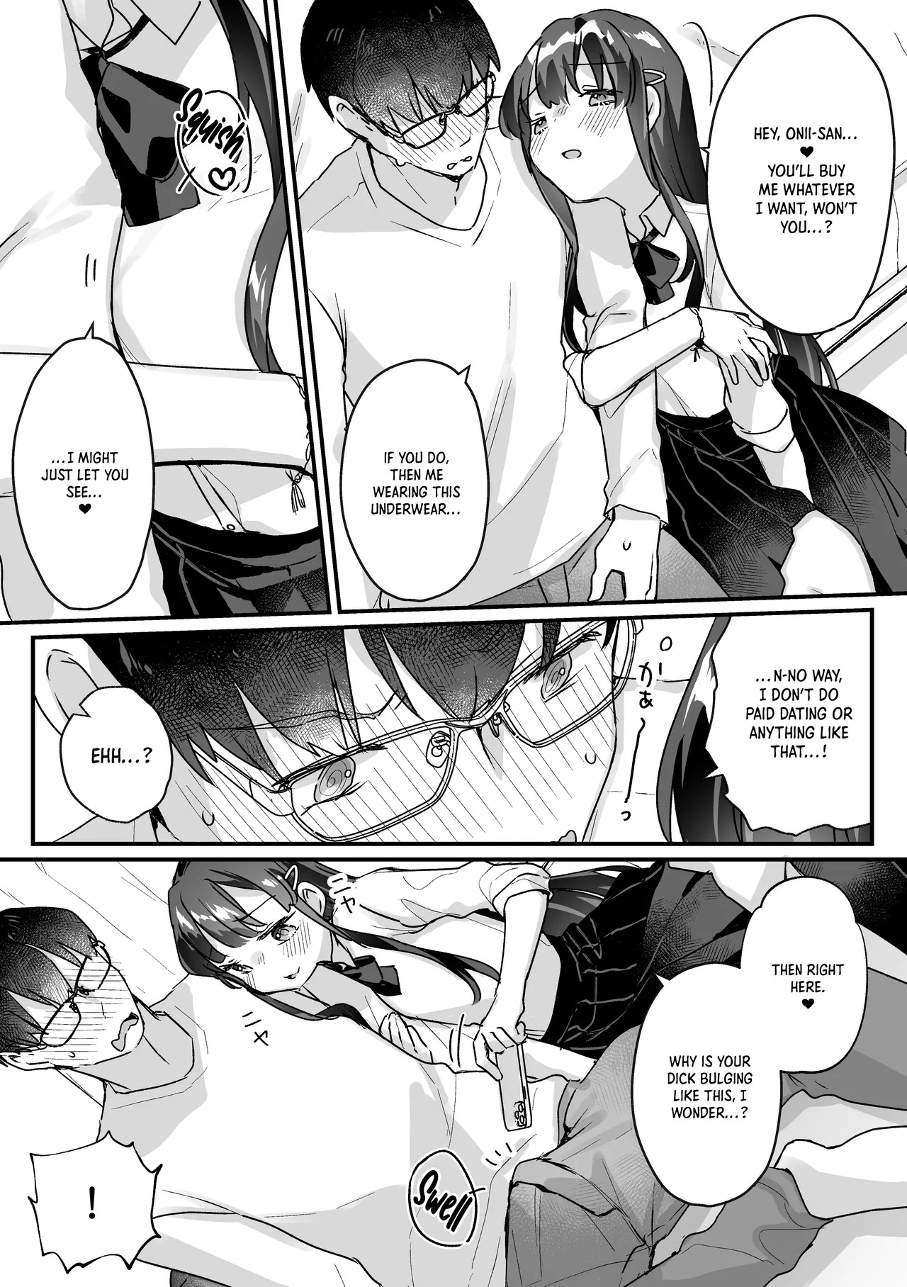 Seiso na Ero Mesugaki JK ni Nante Makeru Hazu Nai ga? ※Makemasu | Like I'd Ever Lose to a Wholesome But Slutty Bratty JK! Spoiler: I totally lose page 4 full