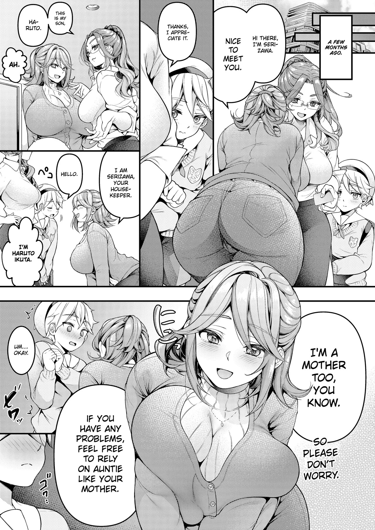 Kaseifu Mamma to Hatsu Sukebe ♥ | First Sex with Housekeeper ♥ page 4 full