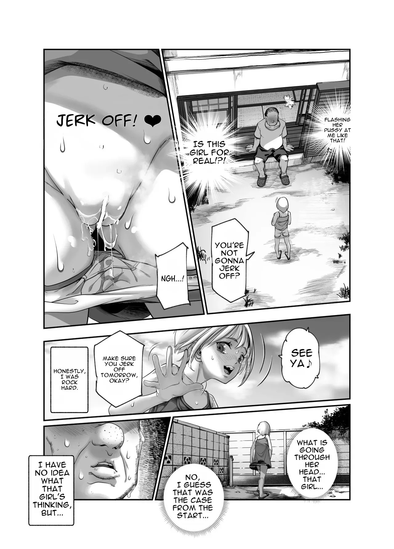 The Nice Guy and the Sketchy Neighborhood Kid Who Keeps Flashing Her Panties page 8 full