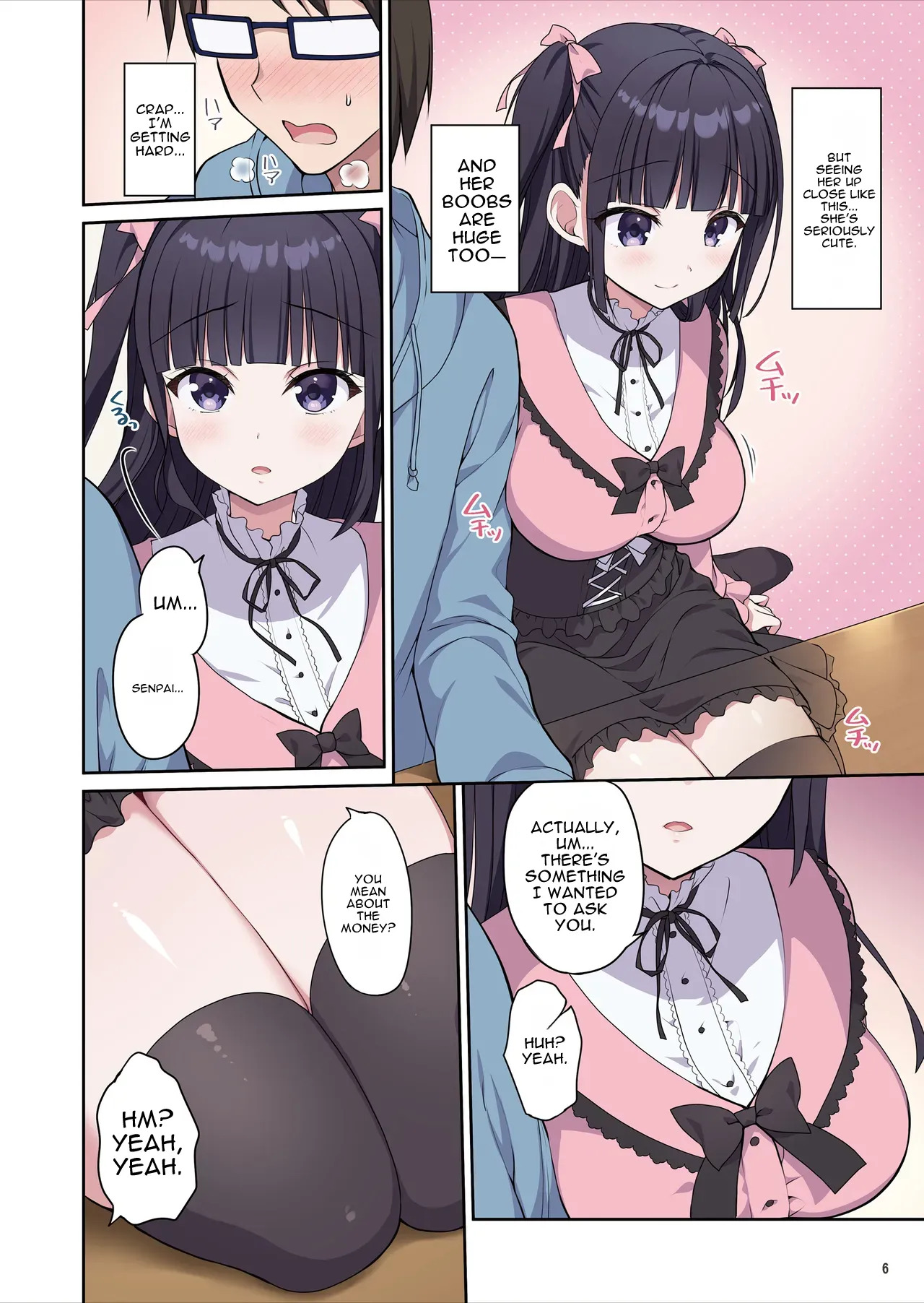 Azatokute Kawaii Jirai-kei Joshi ni Seishi mo Okane mo Chuuchuu Saremashita page 6 full