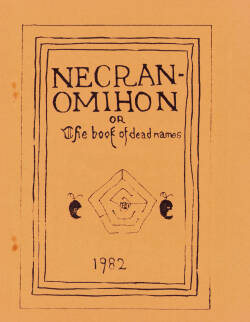 NECRAN-OMIHON - Or The Book Of Dead Names - 1982