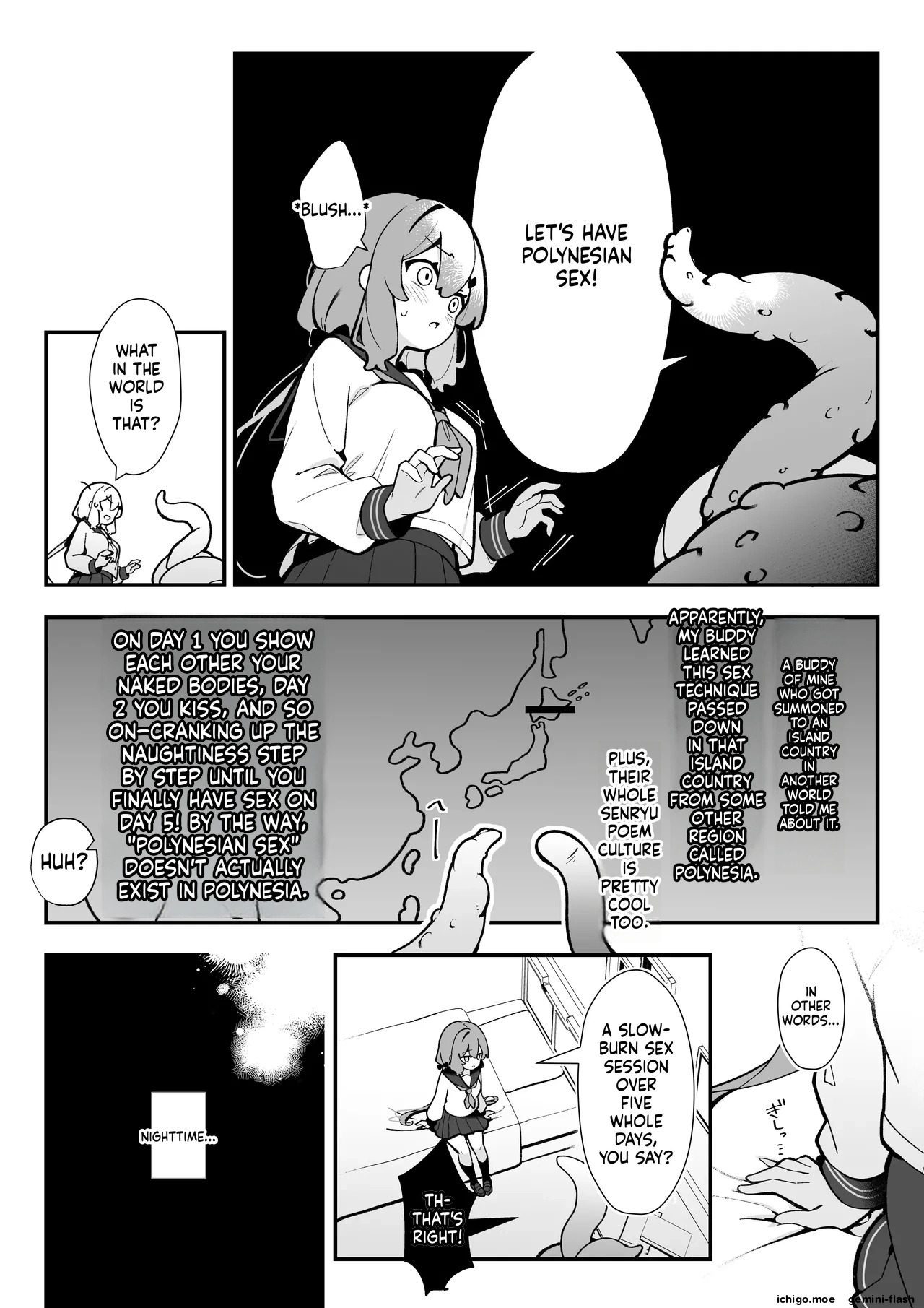 Masaka Watashi ga Shokushu Ecchi suru Nante...♡ 2 Polynesian Sex Hen page 7 full