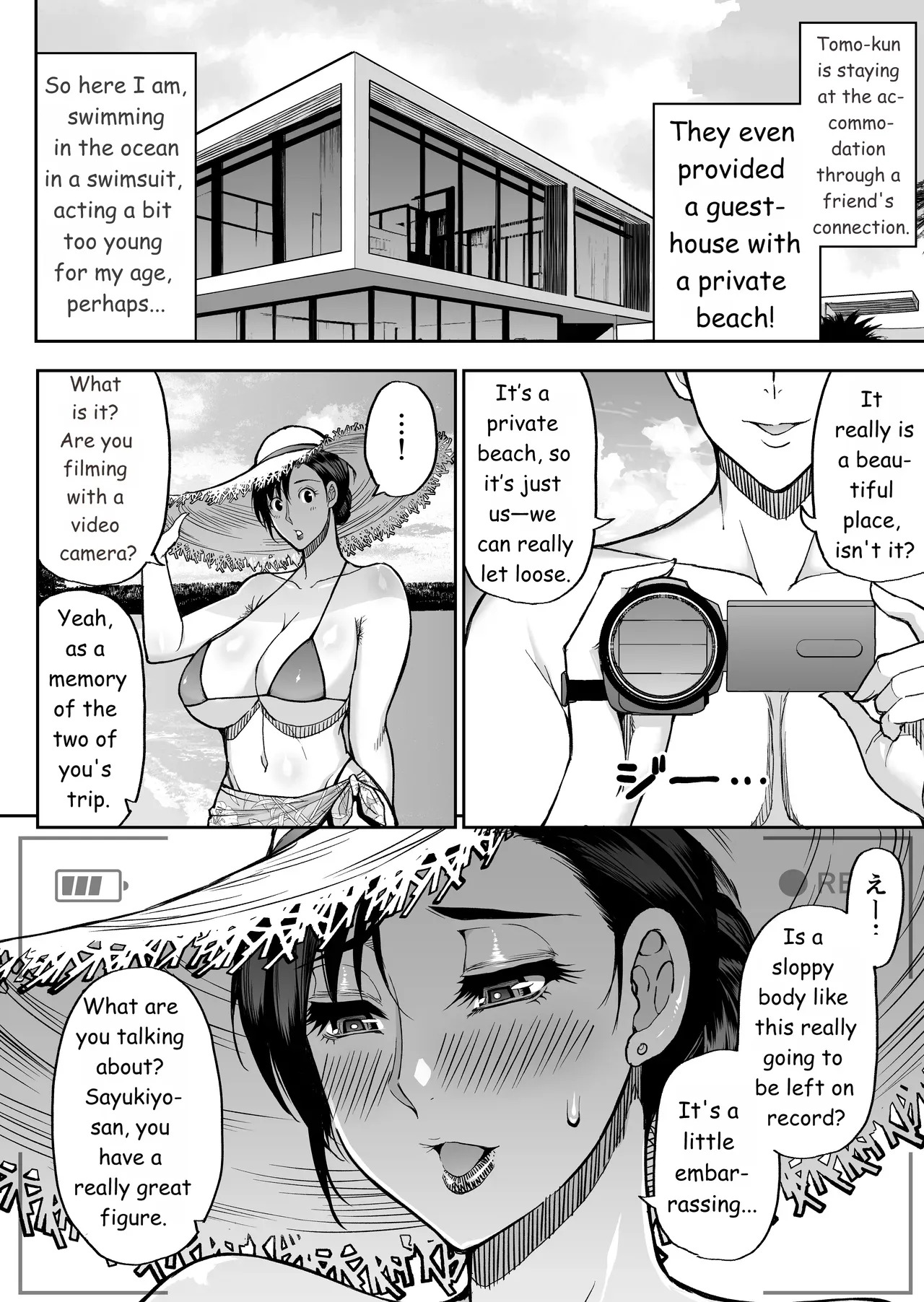 Toujou Yukiyo 37-sai Manatsu no Beach de Aokan Hamedori Sex Oi no Iu Koto ni wa Sakaraenai Watashi page 3 full