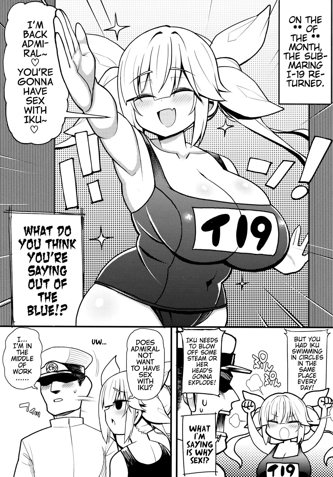 Sonna Chouhatsu ni Dare ga Uooo!! I-19 no Baai | That Provocation Would Make Anyone Go UOOOOH!! The Case of I-19 page 2 full
