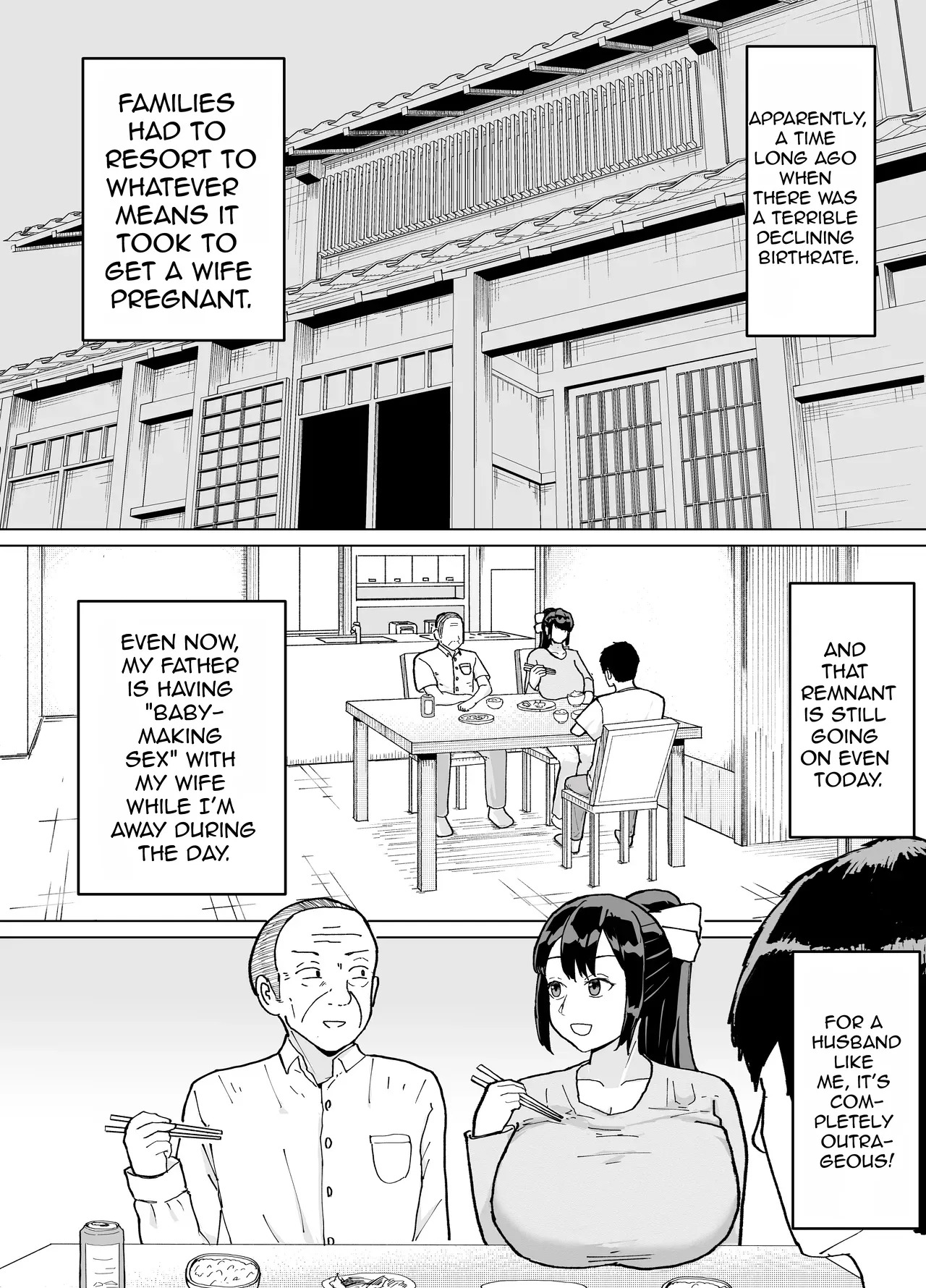 Hitozuma, Kaede-san Gifuku to Kazoku Gurumi de Kozukuri Dentou || English translation || cufreescans page 7 full