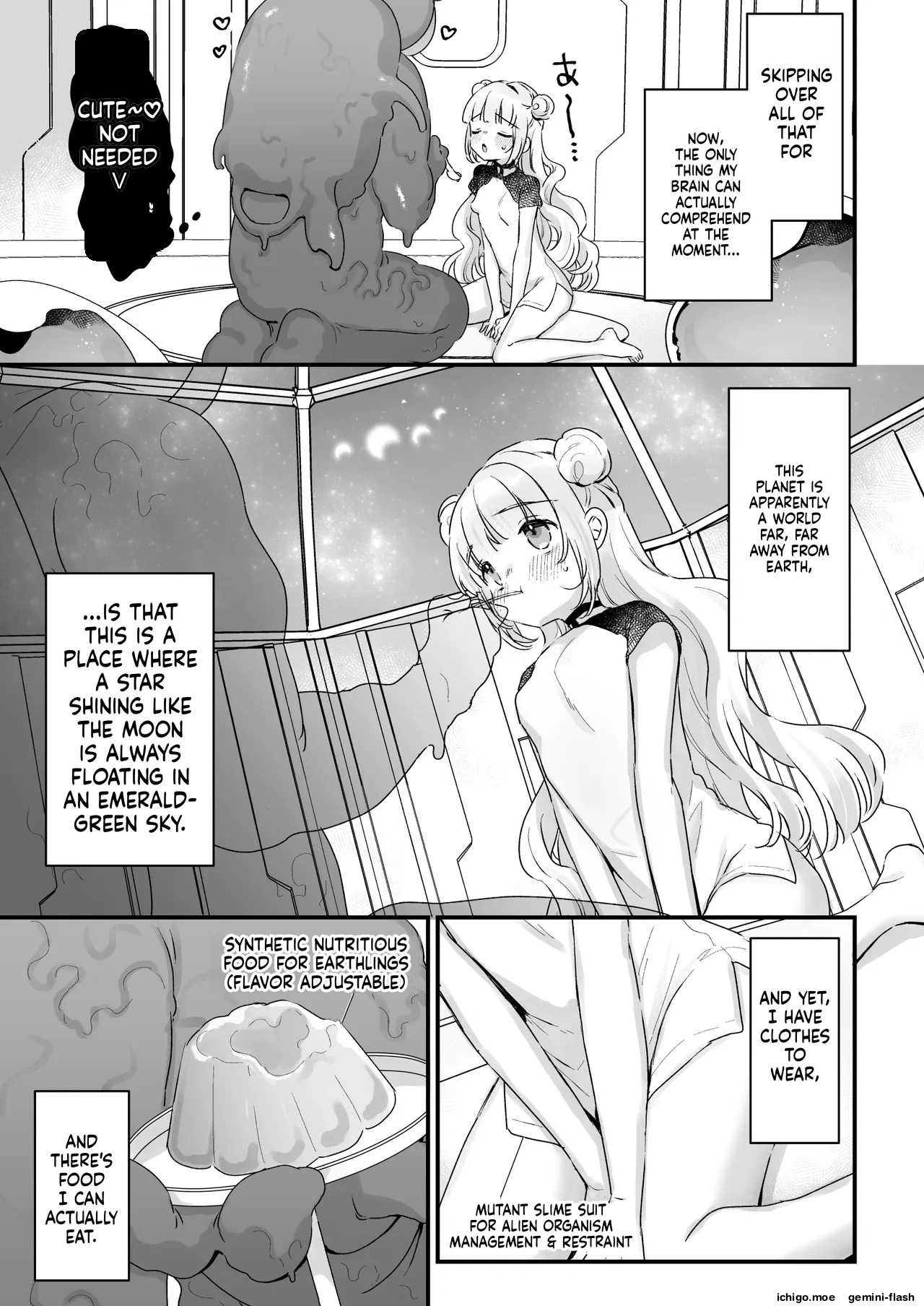 Chikyuujin o Neko Kawaigari suru Uchuujin-san ni Hogo sarete iru Onnanoko no Hanashi page 4 full