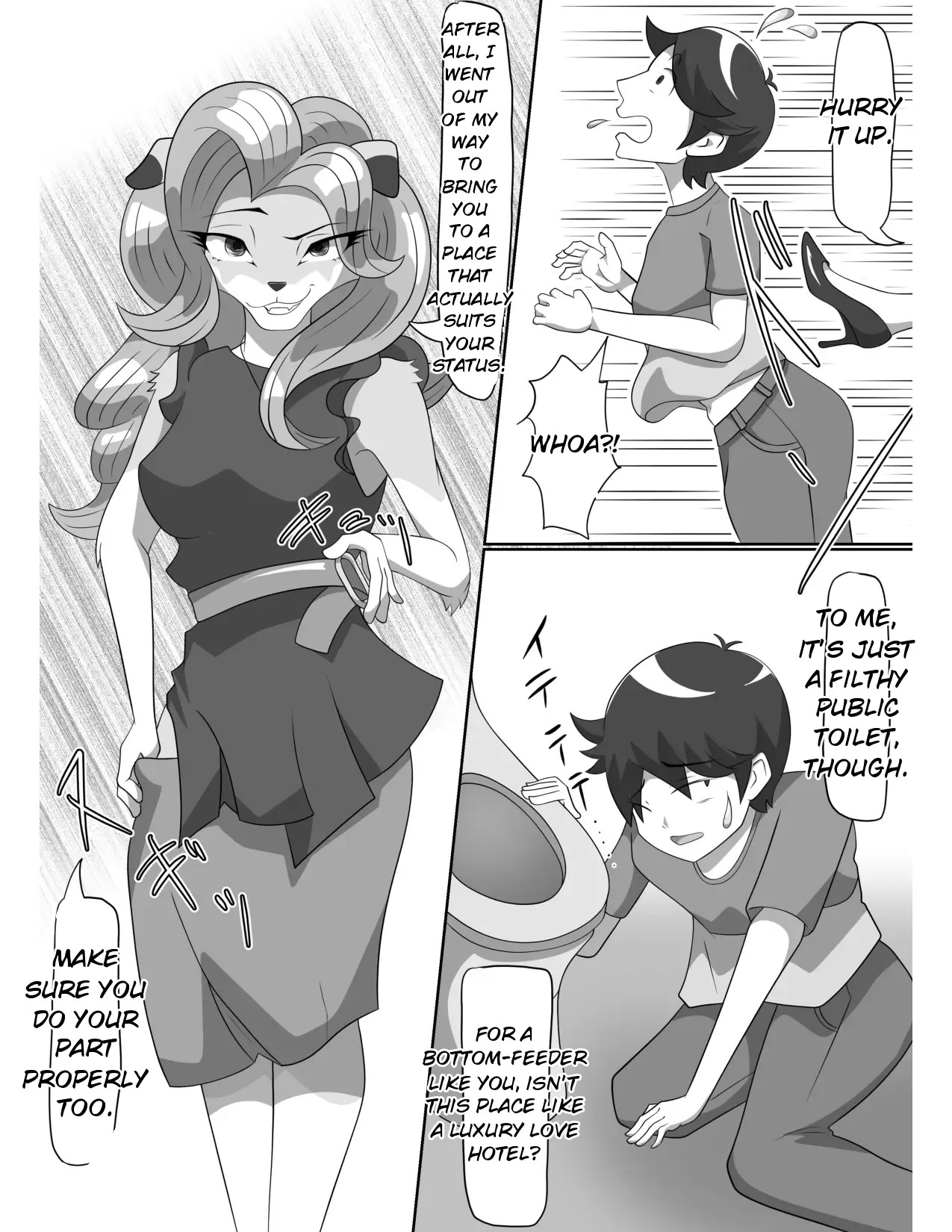 A Noble Lady Tramples a Worthless Man page 8 full