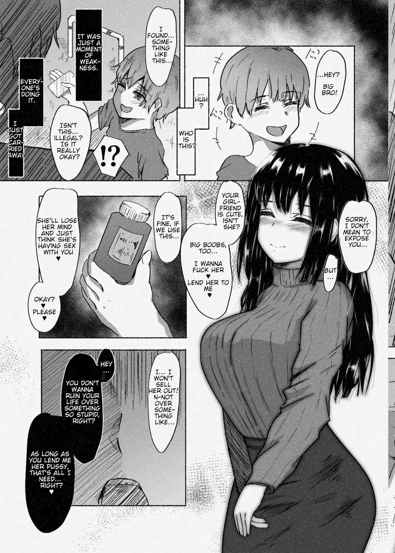 Kareshi-mochi ga daisuki na saimin dekachin sh*ta | The Big-Dick Hypno-Sh*ta Who Loves Taken Girls page 3 full