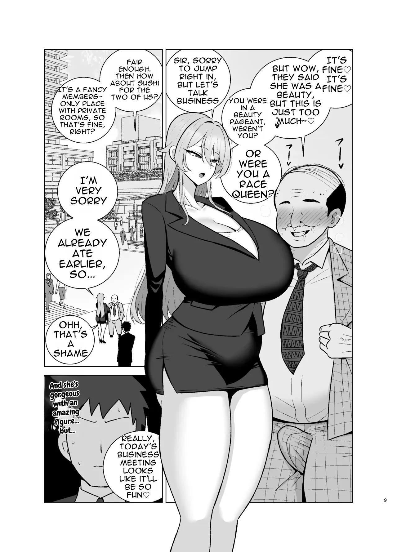Itsumo Miken ni Shiwa o Yosete Iru Seikaku no Kitsui Babaa Senpai  wa You to Dosukebe Chijo ni Naru page 8 full