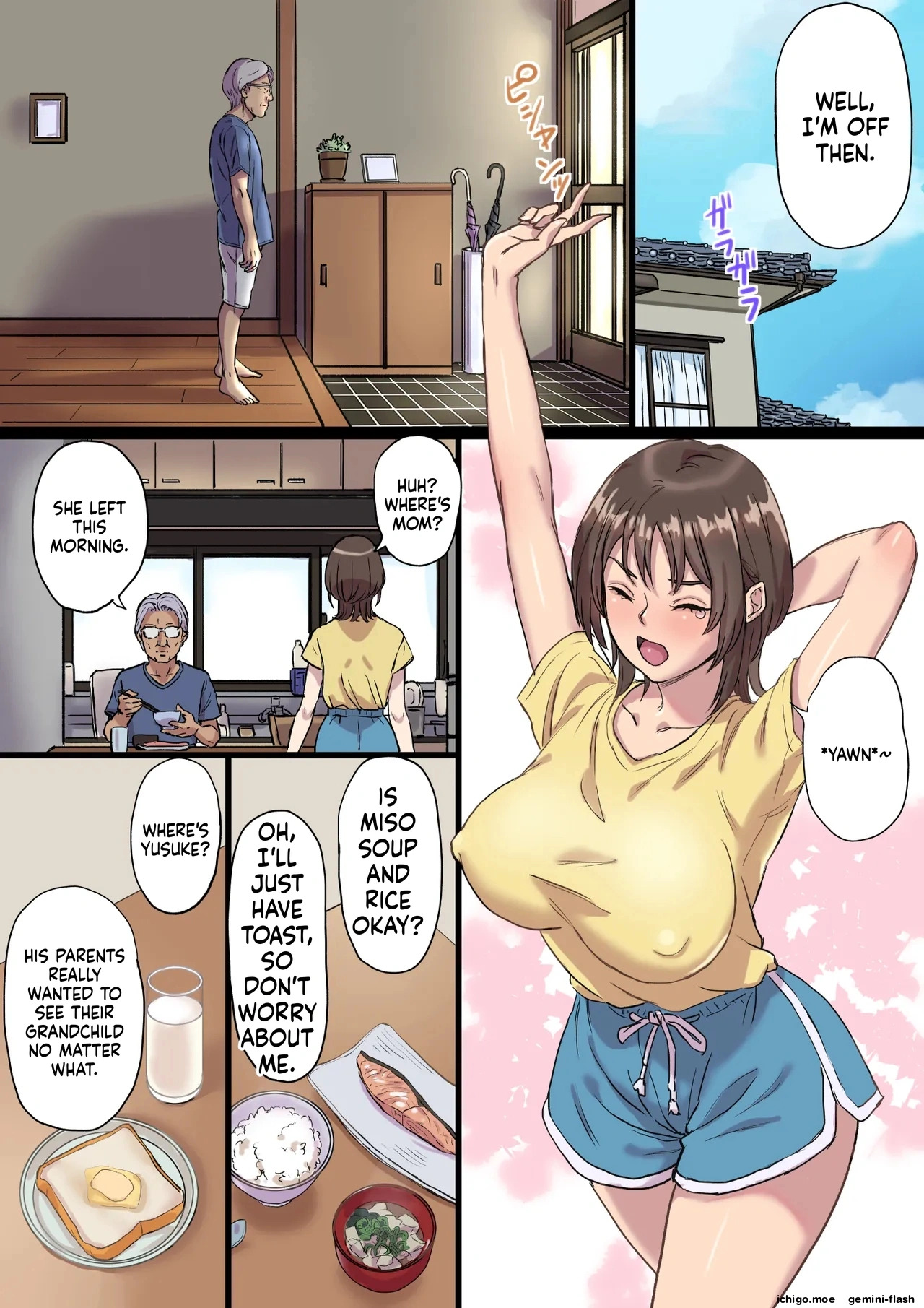 Bonyuu Shibori Papa no Koto ga Suki sugiru! Sango Kisei Musume page 2 full