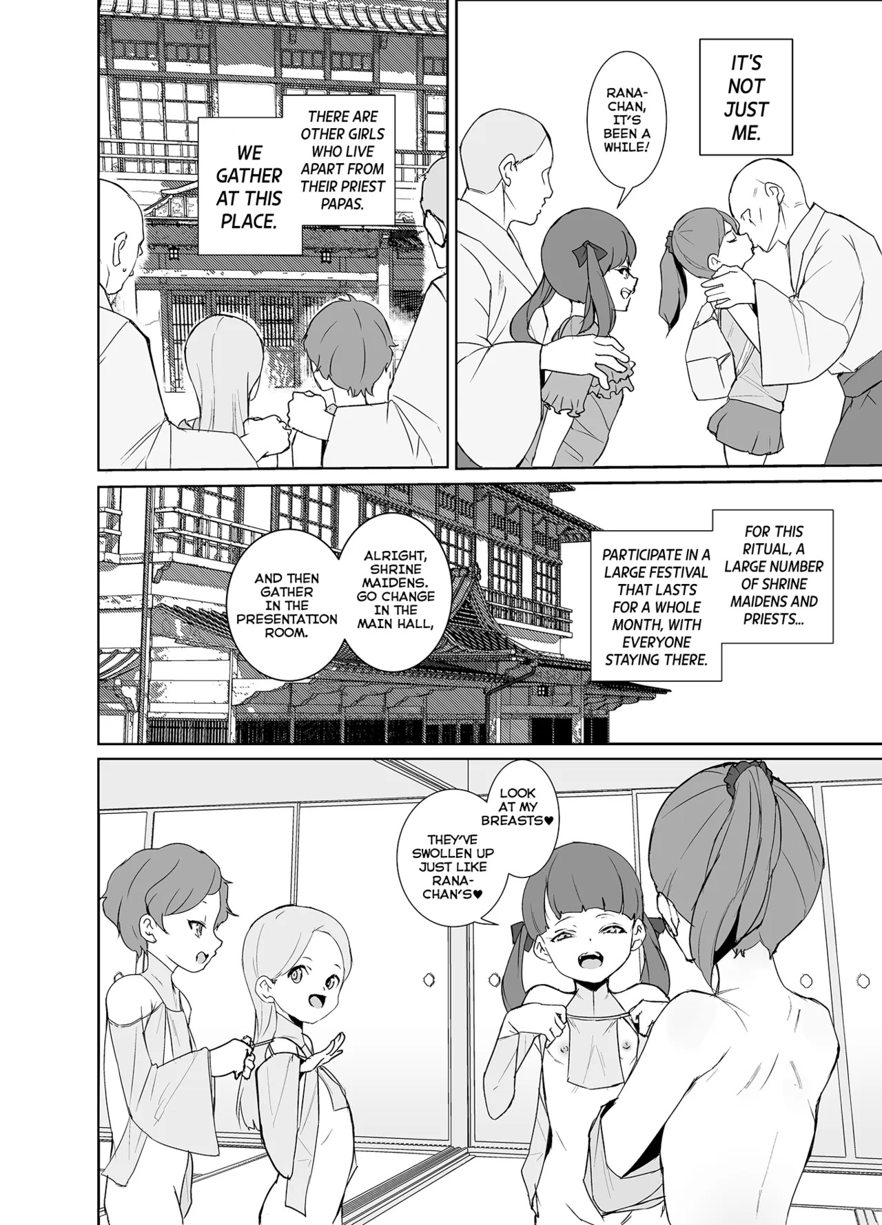 Inshuu-mura no Miko-chan wa Hankouki | The Shrine Maiden of the Tradition-Bound Village is in Her Rebellious Phase page 3 full