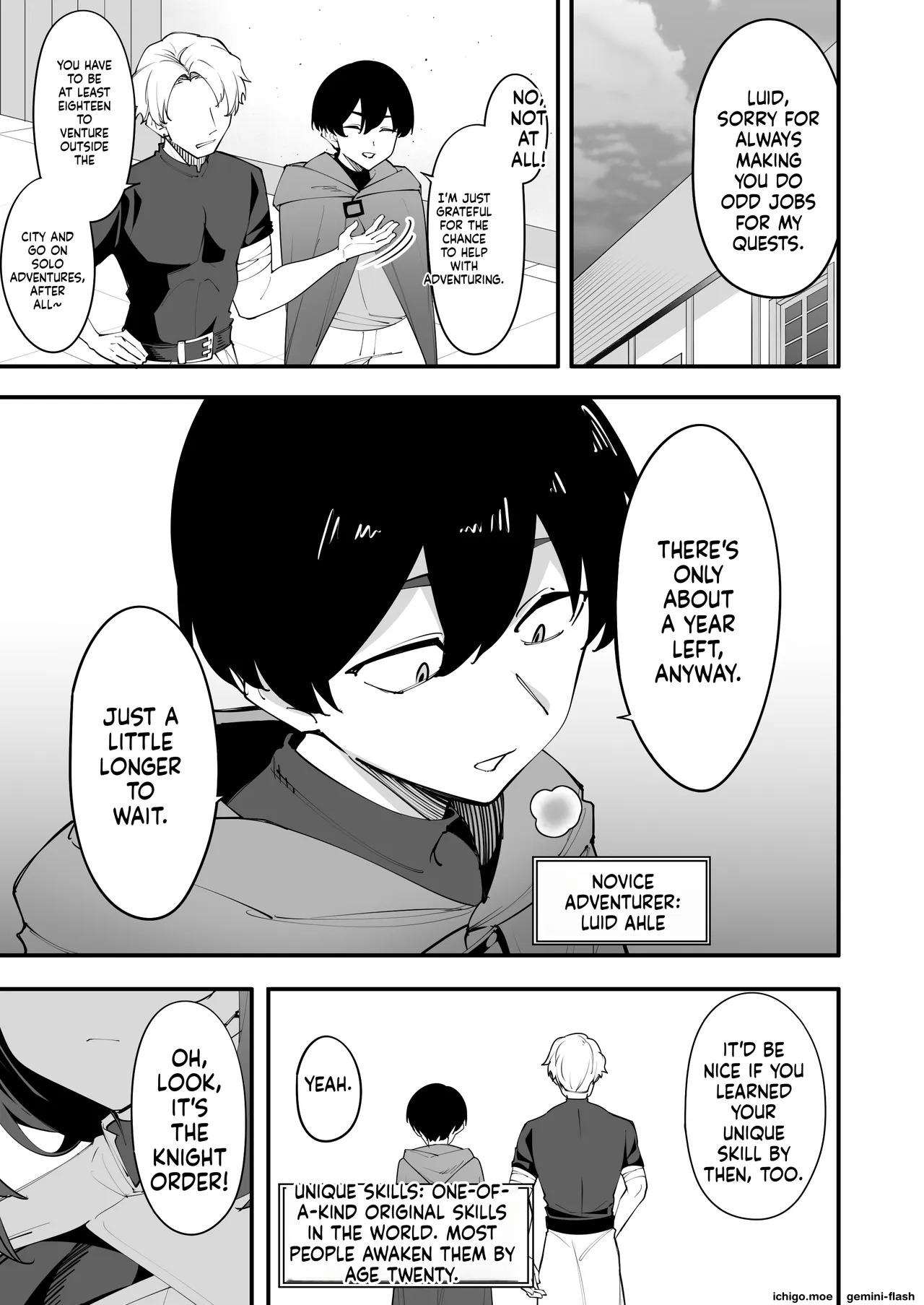 The Frustrated Female Knight Climaxes Non-Stop Using Her Younger Brother's Skill page 3 full