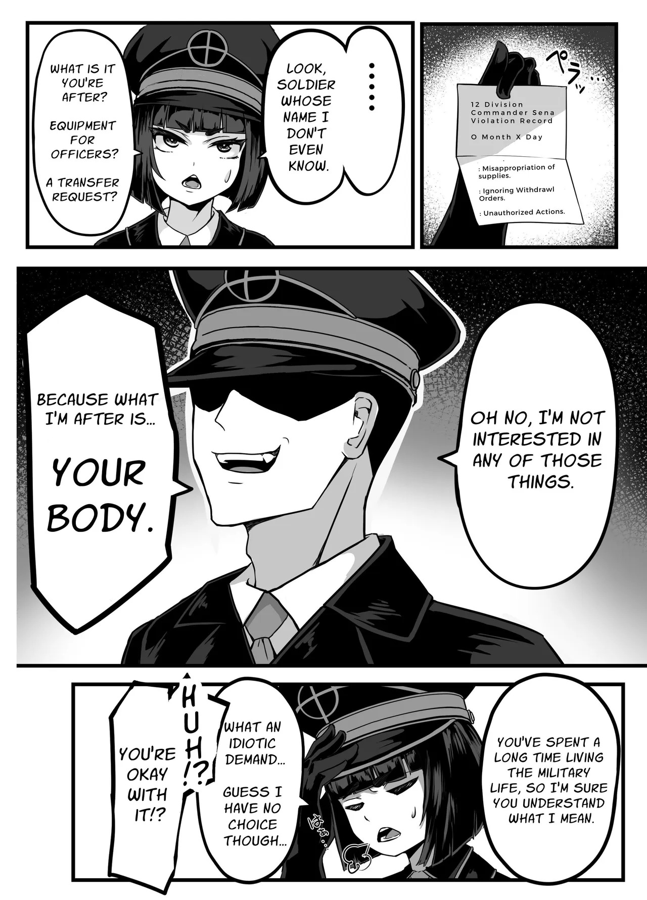 Toshishita no Joukan no Yowami ni Tsukekonde Kairaku Ochi Saseru Hon | Taking Advantage of a Superior Officer's Weakness to Pleasure Corrupt Her page 6 full