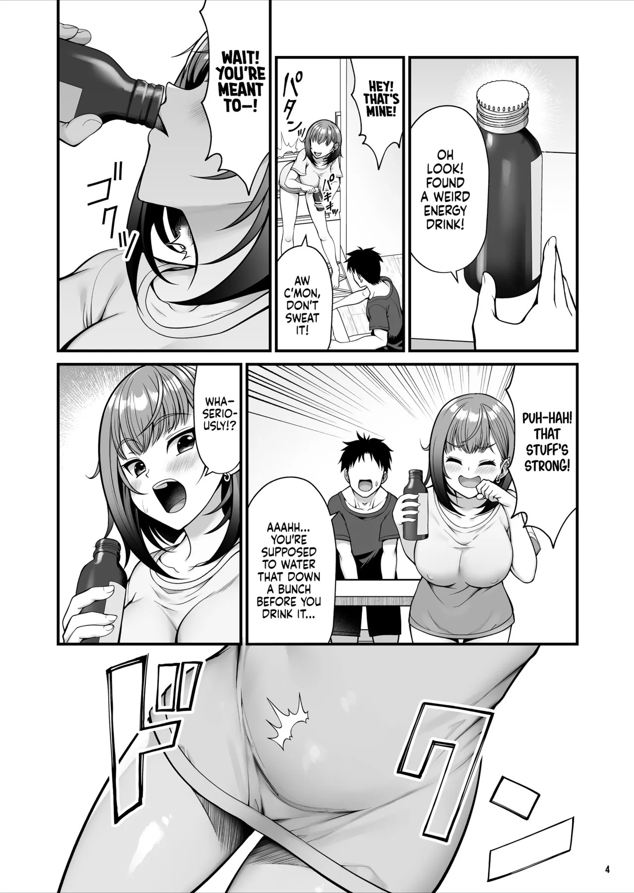 Ayashii Drink o Nonde Hatsujou shita Ane ga Inran sugiru | My Big Sister Drank a Sus Energy Drink and Got Way Too Horny! page 5 full