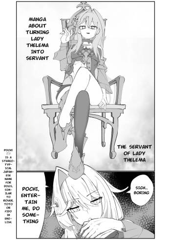 Manga about turning Lady Thelema into servant cover