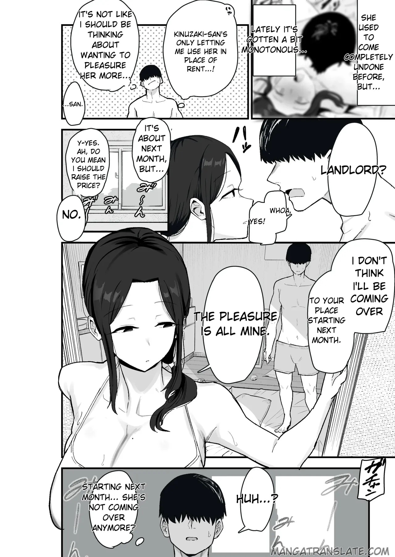 Taihai Tsuma 2 Taihaikei Hitozuma o Yachin Kawari ni Koki Tsukaeru Hanashi  / Desparate Scans page 9 full