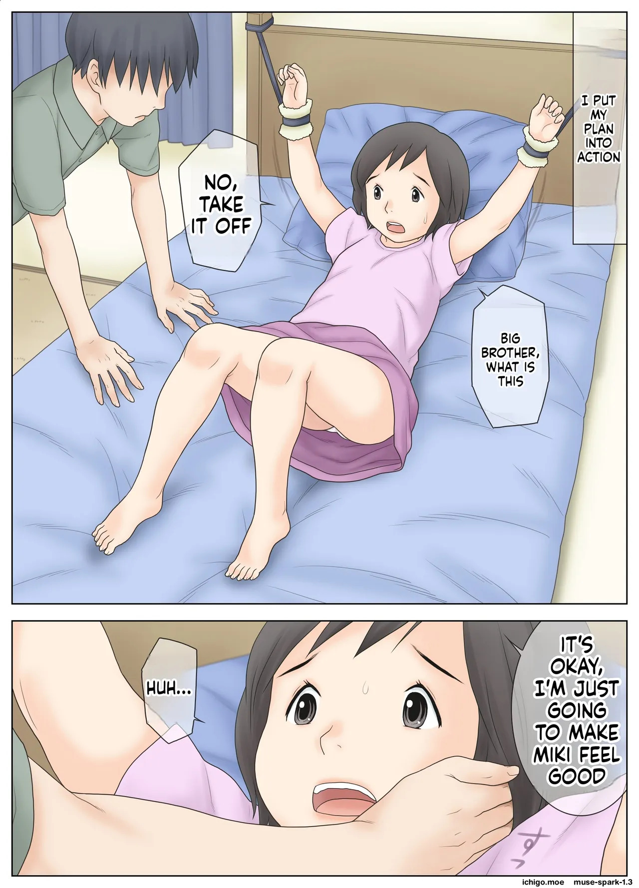 Kawaii Imouto wo Kousoku Shite Mekakushi Shite Iroiro Shita Kekka page 4 full