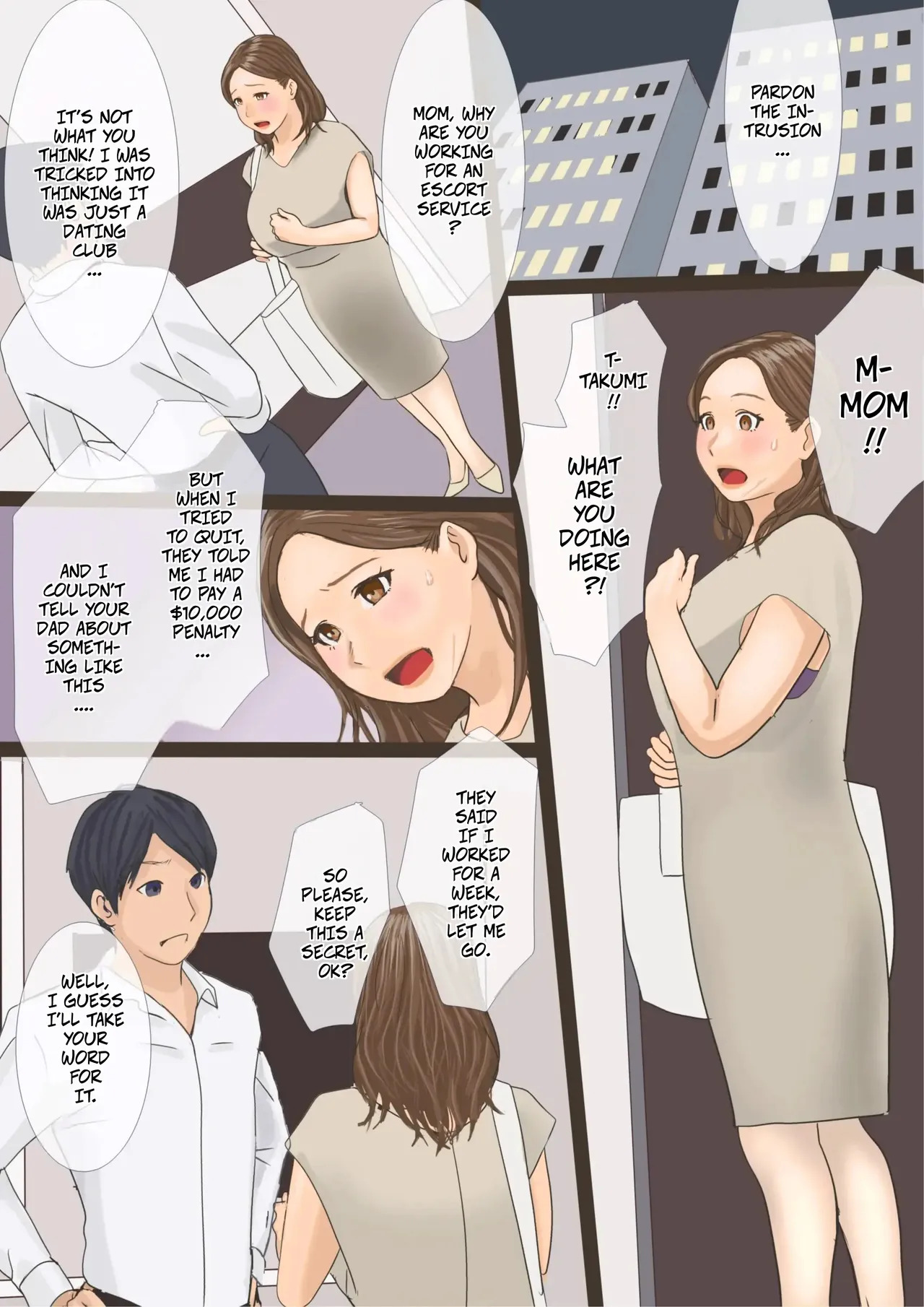 The Call Girl Turned Out To Be My Mom So I Decided To Tame Her -- DeliHeal Yondara Haha datta node Sono Mama Kai Nagasu Koto ni Shita Hen page 3 full