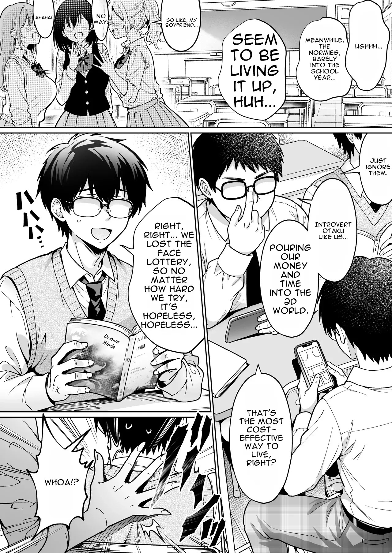 Erokawa YouCha no Amase-san wa InCha Otaku no Boku ni Shika Kyoumi ga Nai | The Sexy-Cute Popular Girl Amase-san Is Only Interested in Me, the Introverted Otaku page 2 full