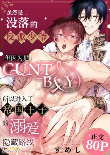 Botsuraku shita akutsu reishi desu ga kantobōi nanode tekikoku ōji no dekiai ura rūto ni hairimashita.︱虽然是没落的反派少爷,但因为是CUNTBOY,所以进入了敌国王子的溺爱藏路线 cover