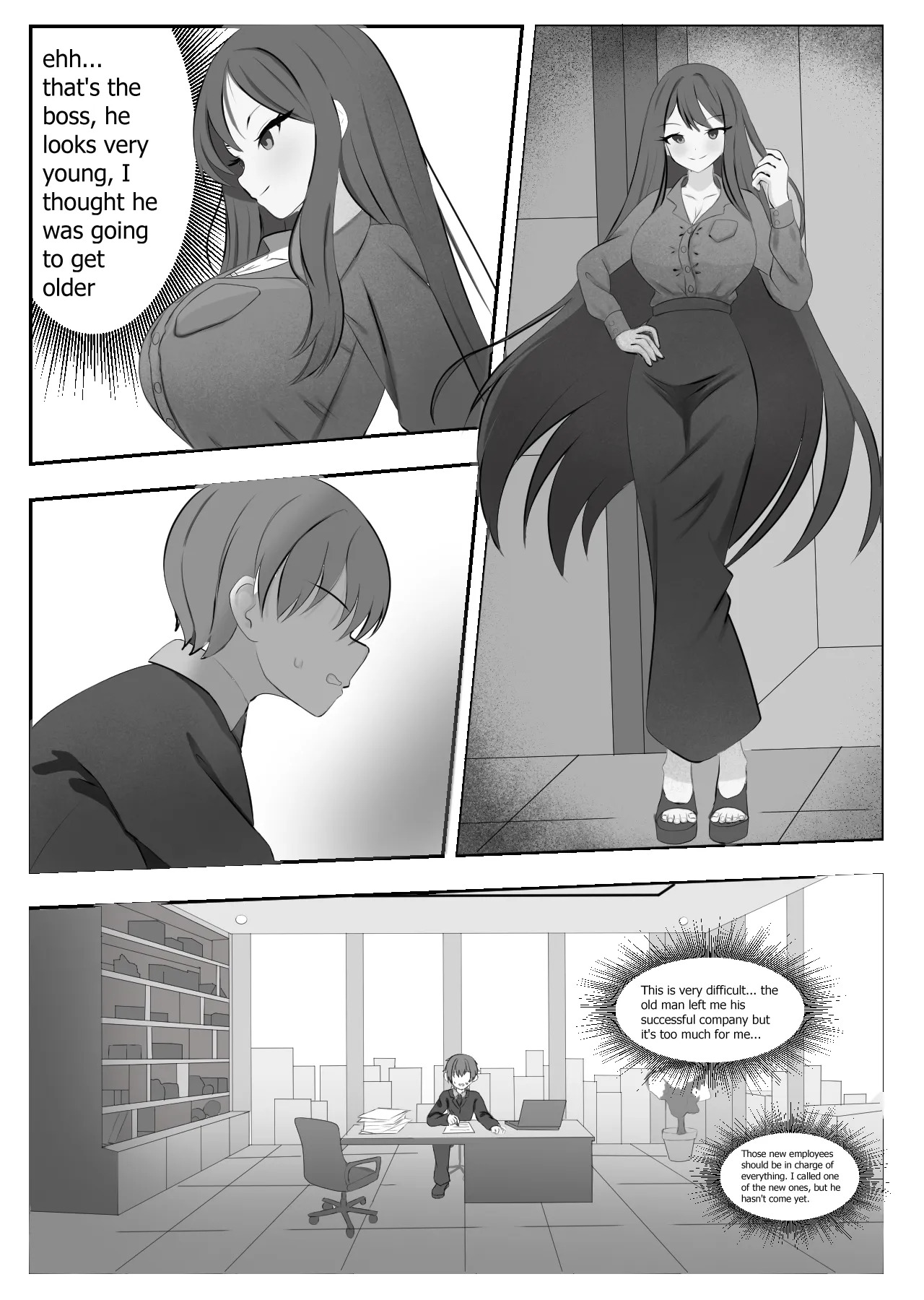 A Young Boss with a Foot Fetish page 2 full