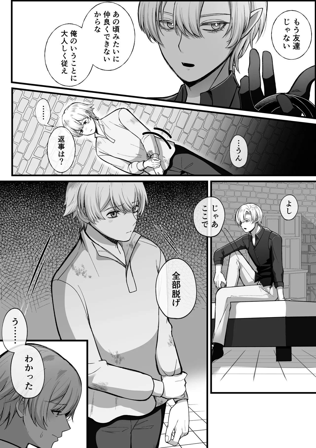 敗戦国の王子には恥ずかしい罰を受けてもらうぞ。 page 7 full