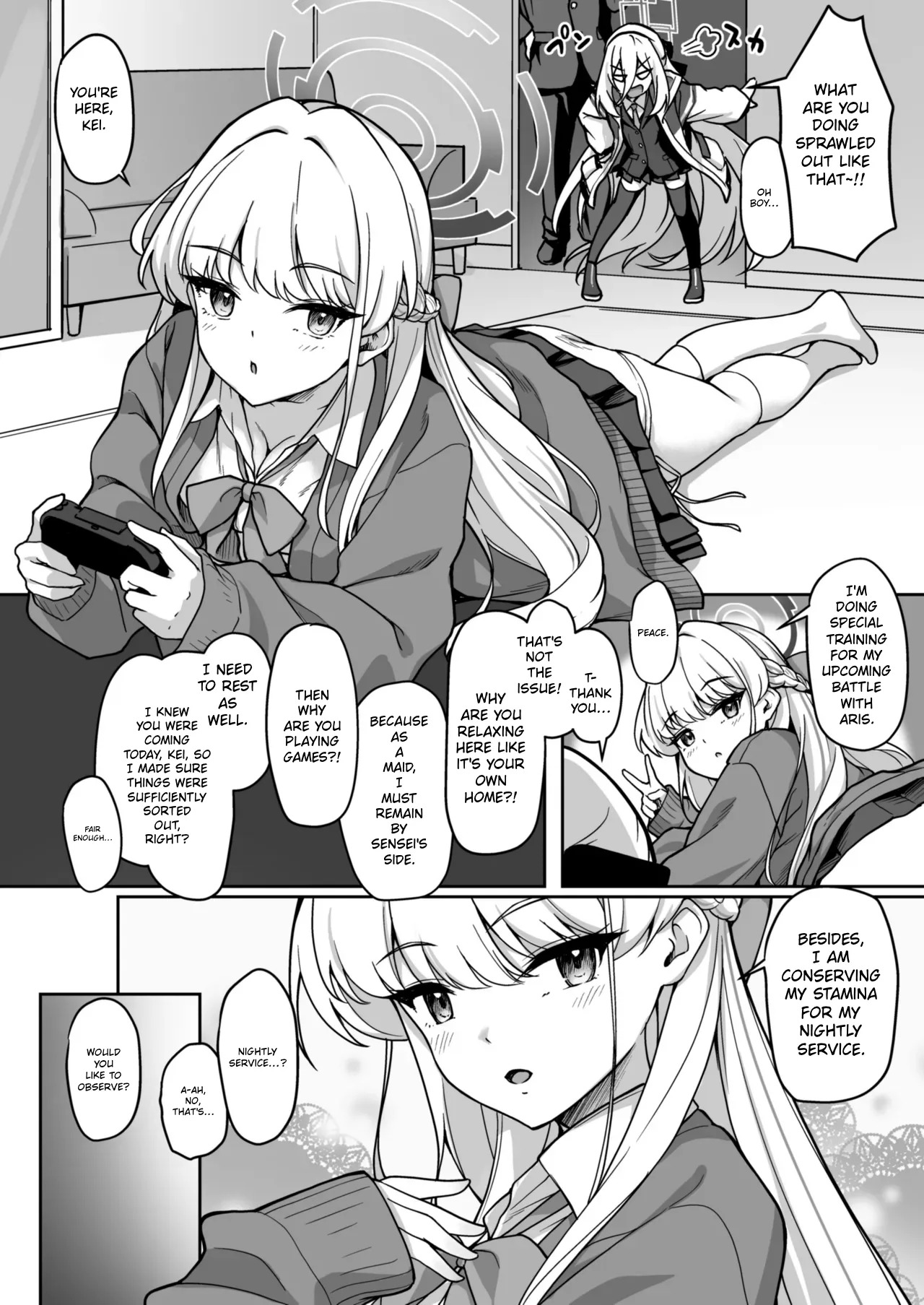 Osewa no Yakume wa Yuzuremasen! | I won't stop looking after you! page 3 full