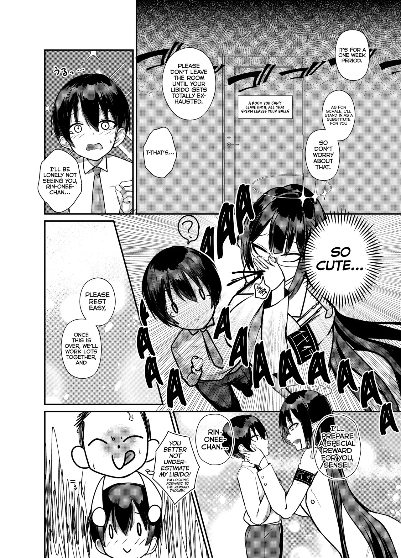 Shota Sensei no Seishori Touban Nisshi ~Millennium Gakuen C&C Ichinose Asuna Kakutate Karin Hen~ | On Shota Sensei’s Sexual Relief Duty ~ Millennium Science School C&C Ichinose Asuna & Kakudate Karin part~ page 5 full