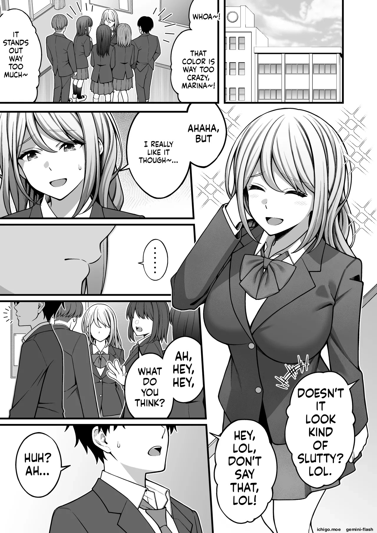 Onaji Group no YouCha Yarichin ni Nakaii Onna-tachi o Kuwareru InCha no Boku 2 page 6 full