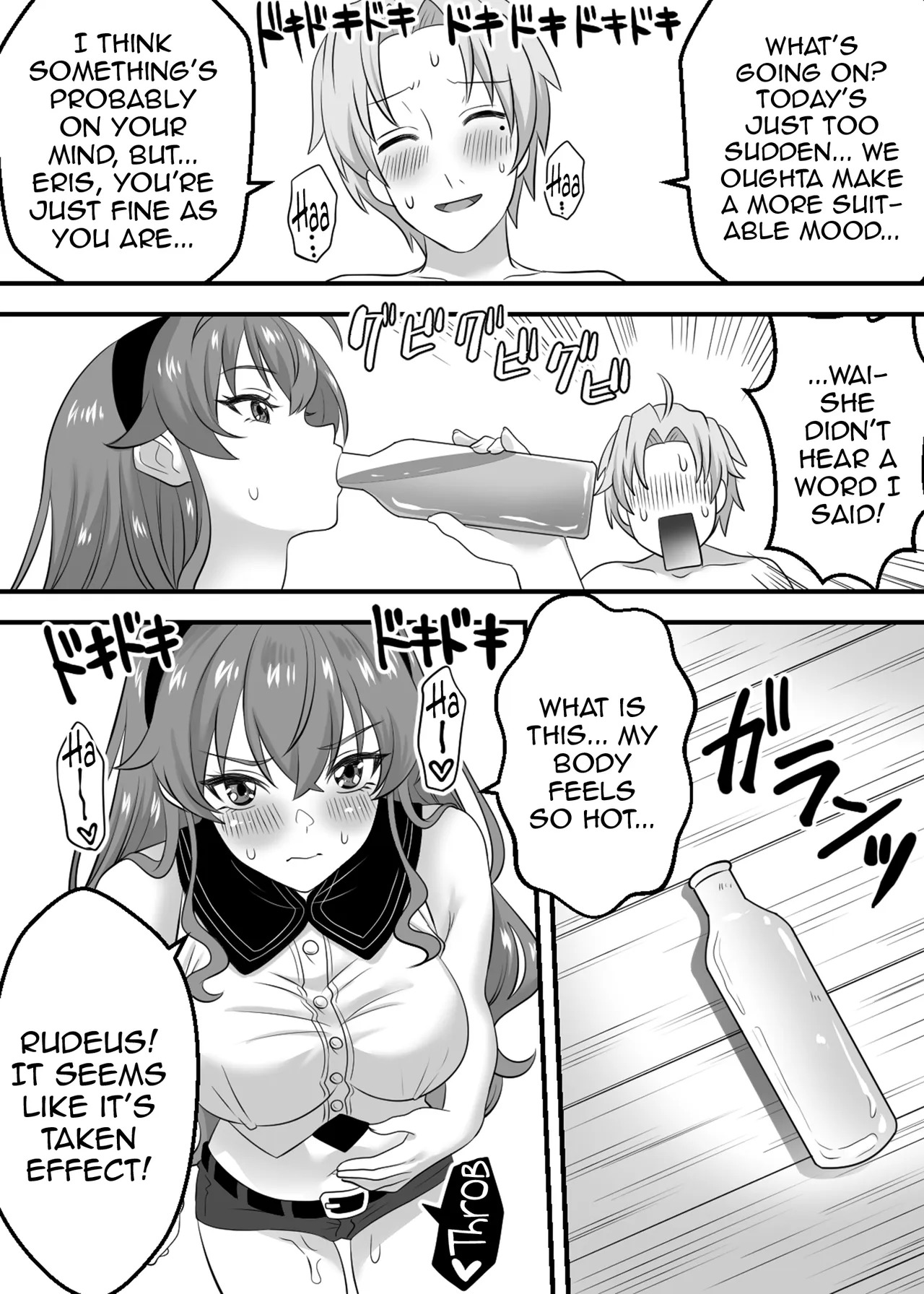 Zecchou Tensei Isekai Ittara Eris to Biyaku de Kando 500-bai no Chikubi Iki / Climax Reincarnation - After I Reincarnated In Another World I Gave Eris An Aphrodisiac And Made Her Cum From Her 500x More Sensitive Nipples page 5 full