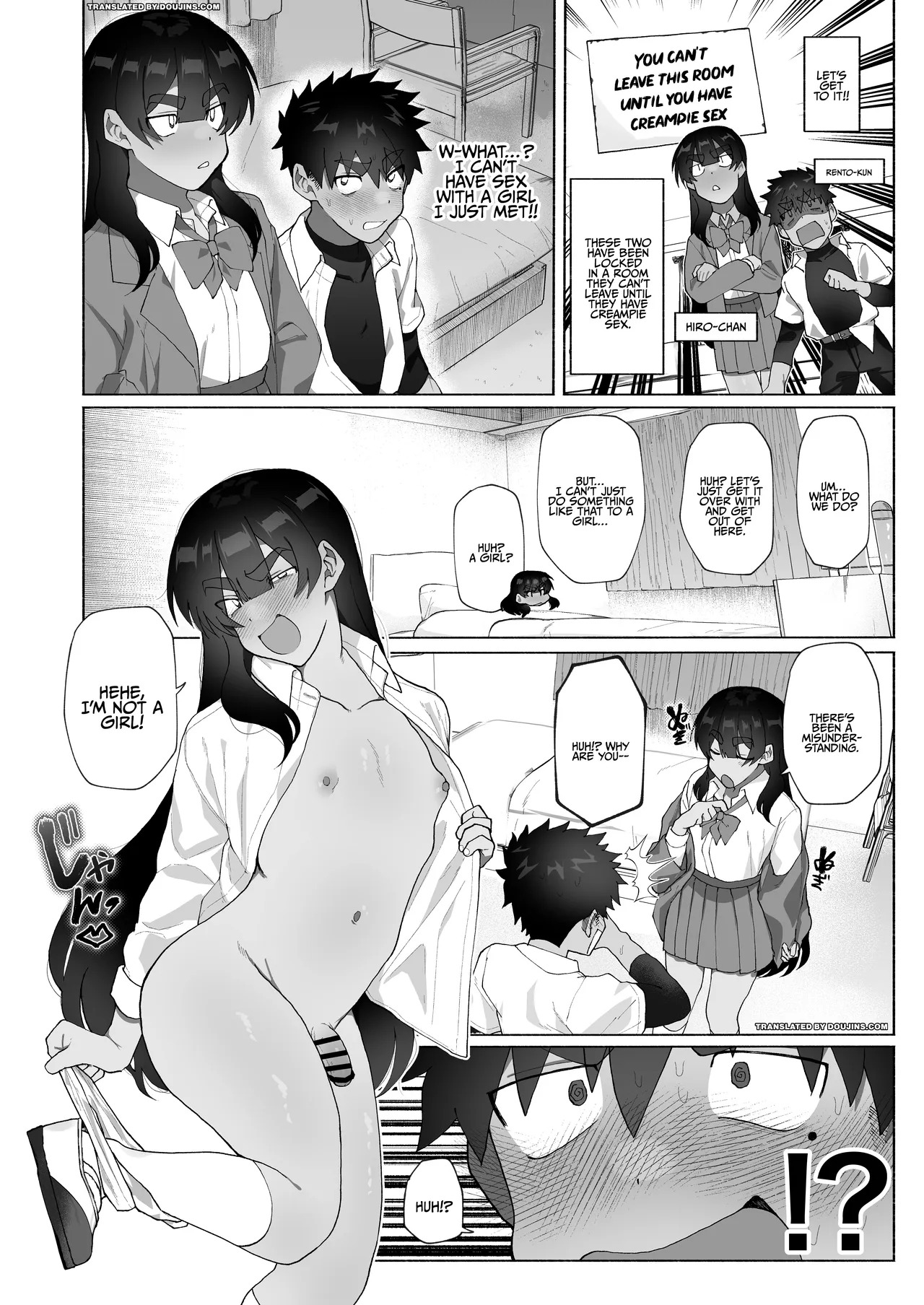 Seheya ni Tojikomerareta / Story About How I Ended Up Doing It With An Older Crossdresser Because We Were Trapped In A Sex Room page 3 full