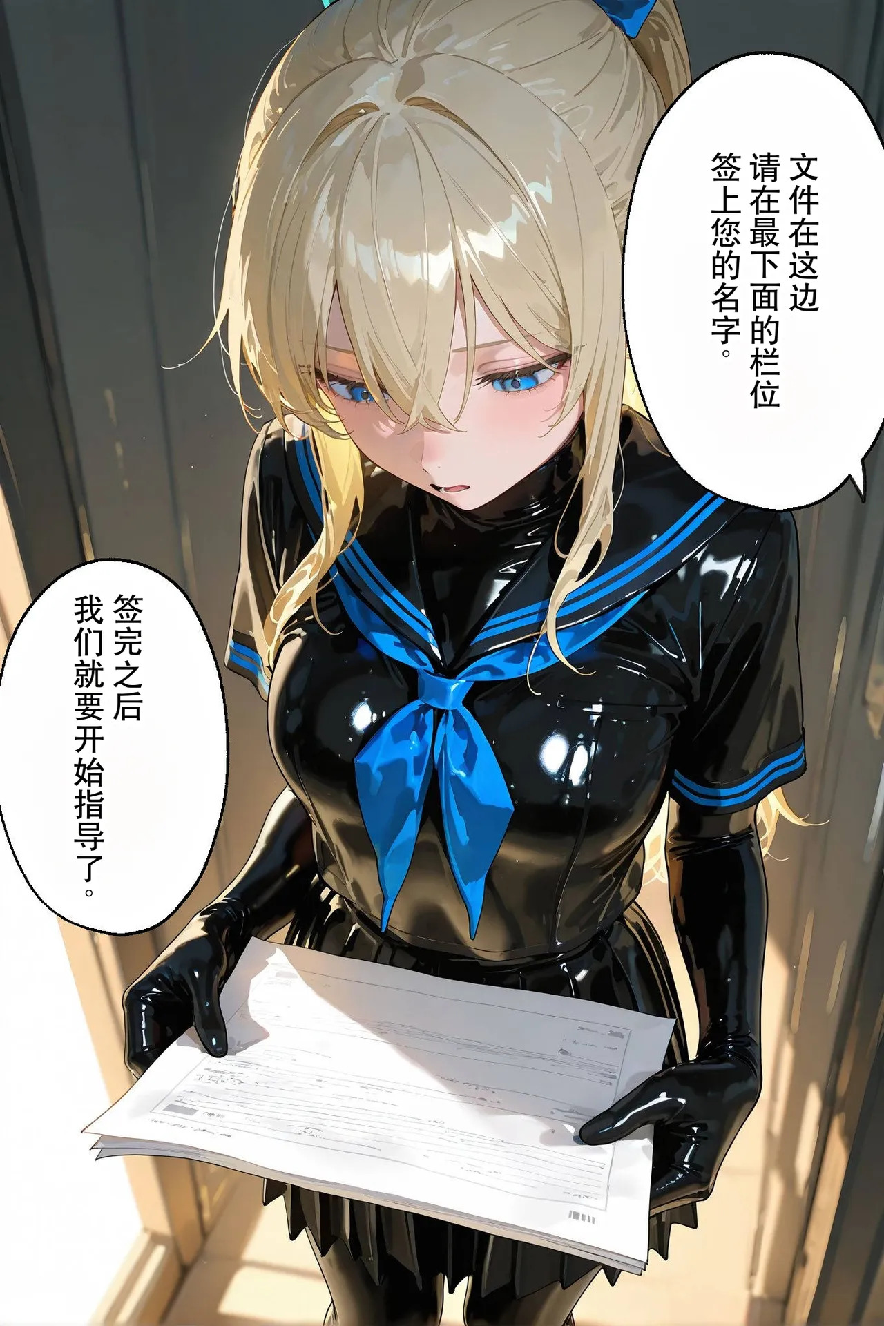 【わからせ週間】月曜日のラバースーツ密閉＆絶頂編｜護謨学院 page 5 full