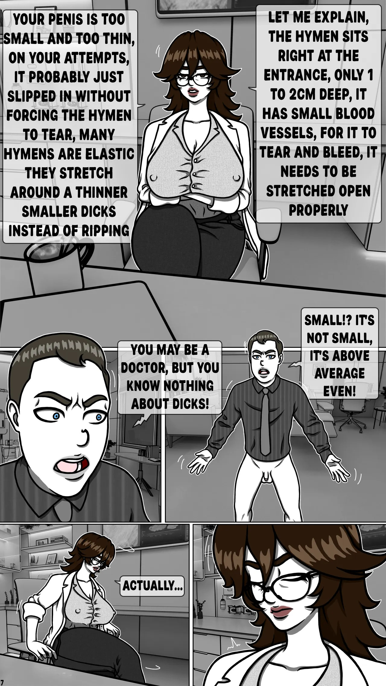 Humbled by a futa doctor pages 1...16 page 8 full