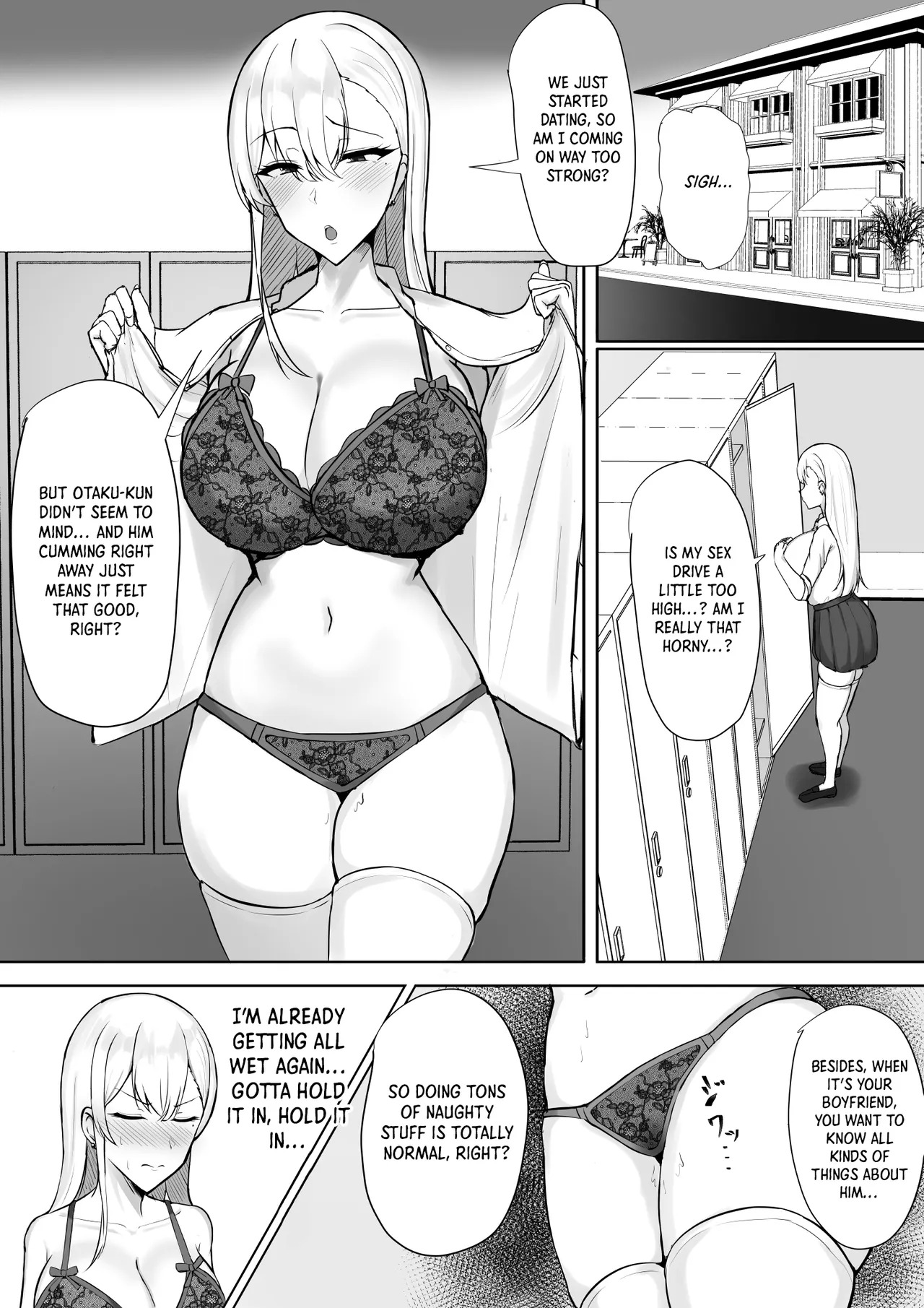 Gal na Kanojo wa Otaku yori mo Tsuyoi Osu ga Suki｜My Gyaru Girlfriend Craves Alpha Males over Otakus page 7 full