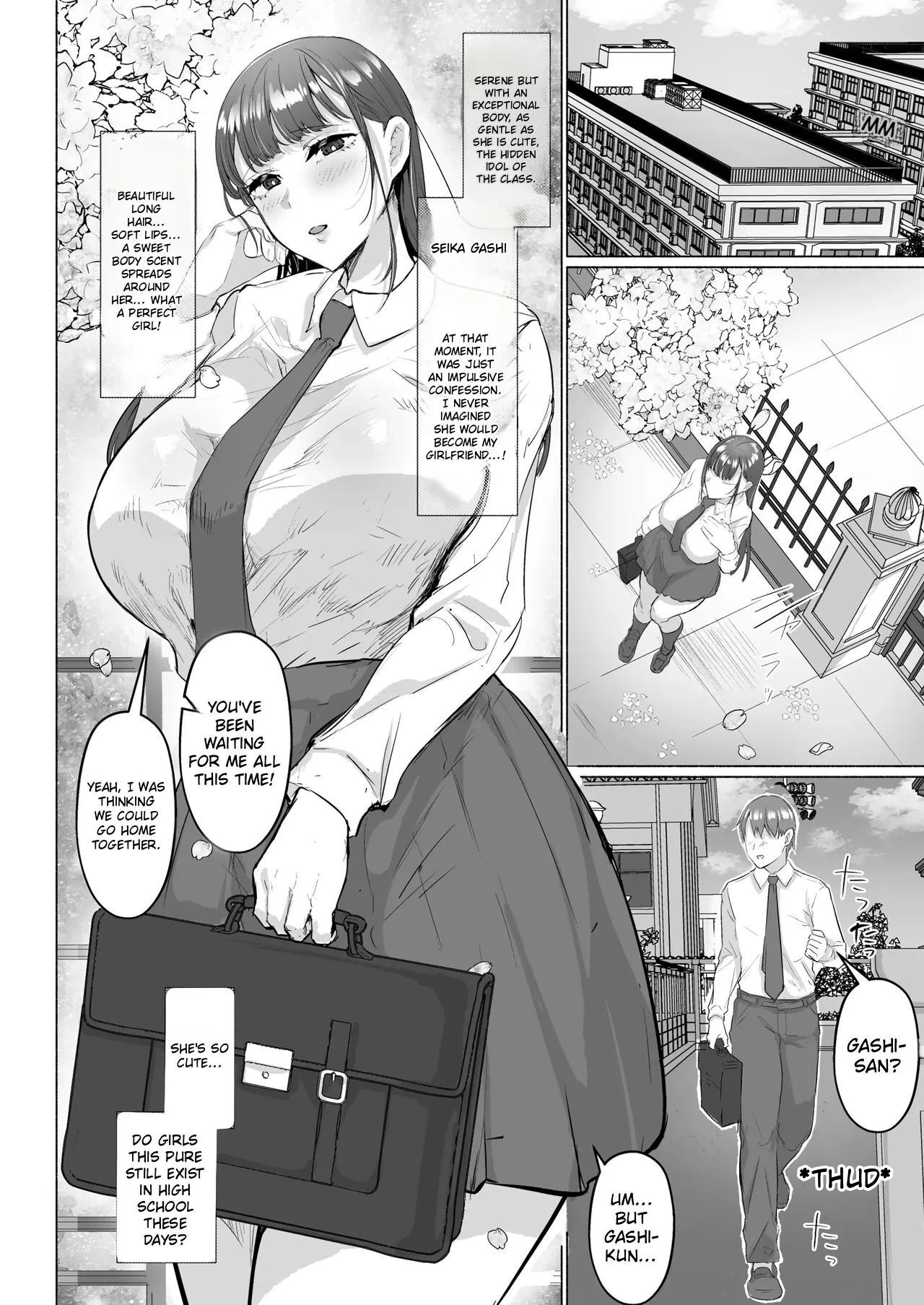 Seiso Kanojo no Noumiso ga Nietagiru Futanari Kintama ni Okasarete Osananajimi kara Kaasan made Shuui no Mesu Subete Kuichirakasu Yarichin Osu ni Natteru... page 4 full