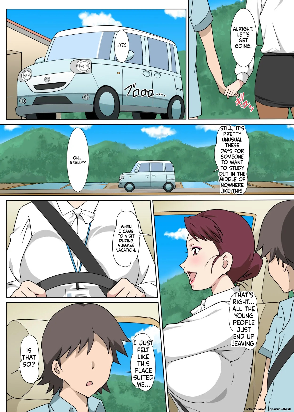 Inaka de Oba-san to Mechamecha Sex Shita Hanashi page 3 full